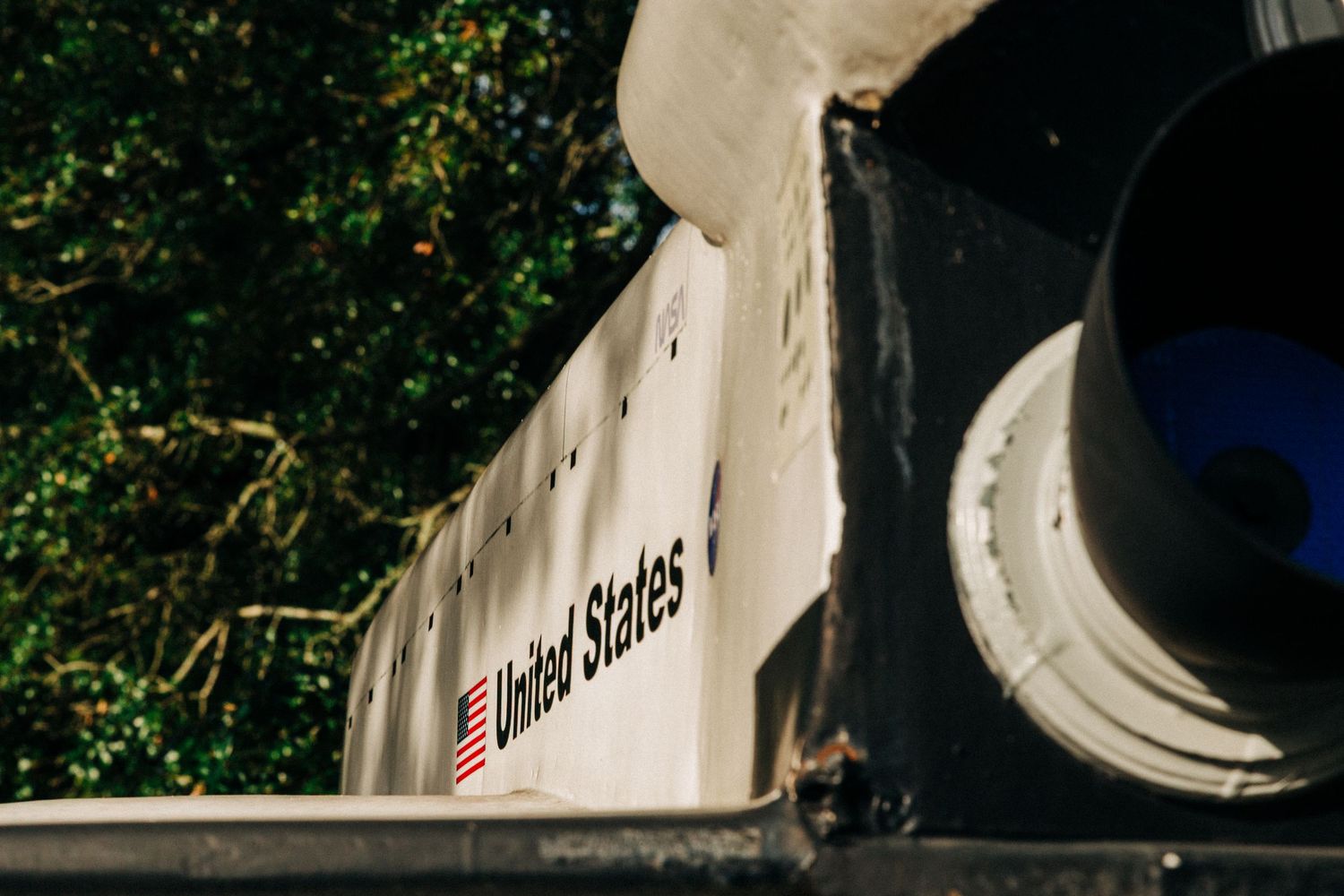 Street photography by Robert Paul | space shuttle replica White Linen Festival in League City, Texas, 2025