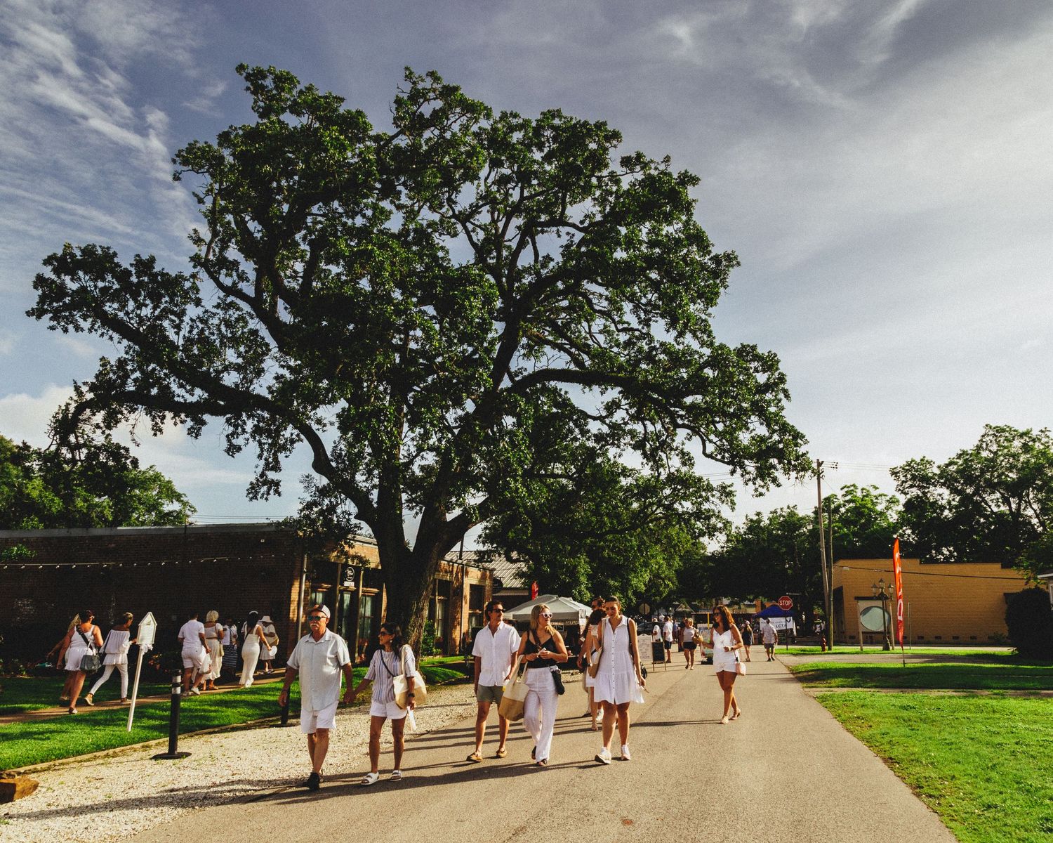 Street photography by Robert Paul |  White Linen Festival in League City, Texas, 2025