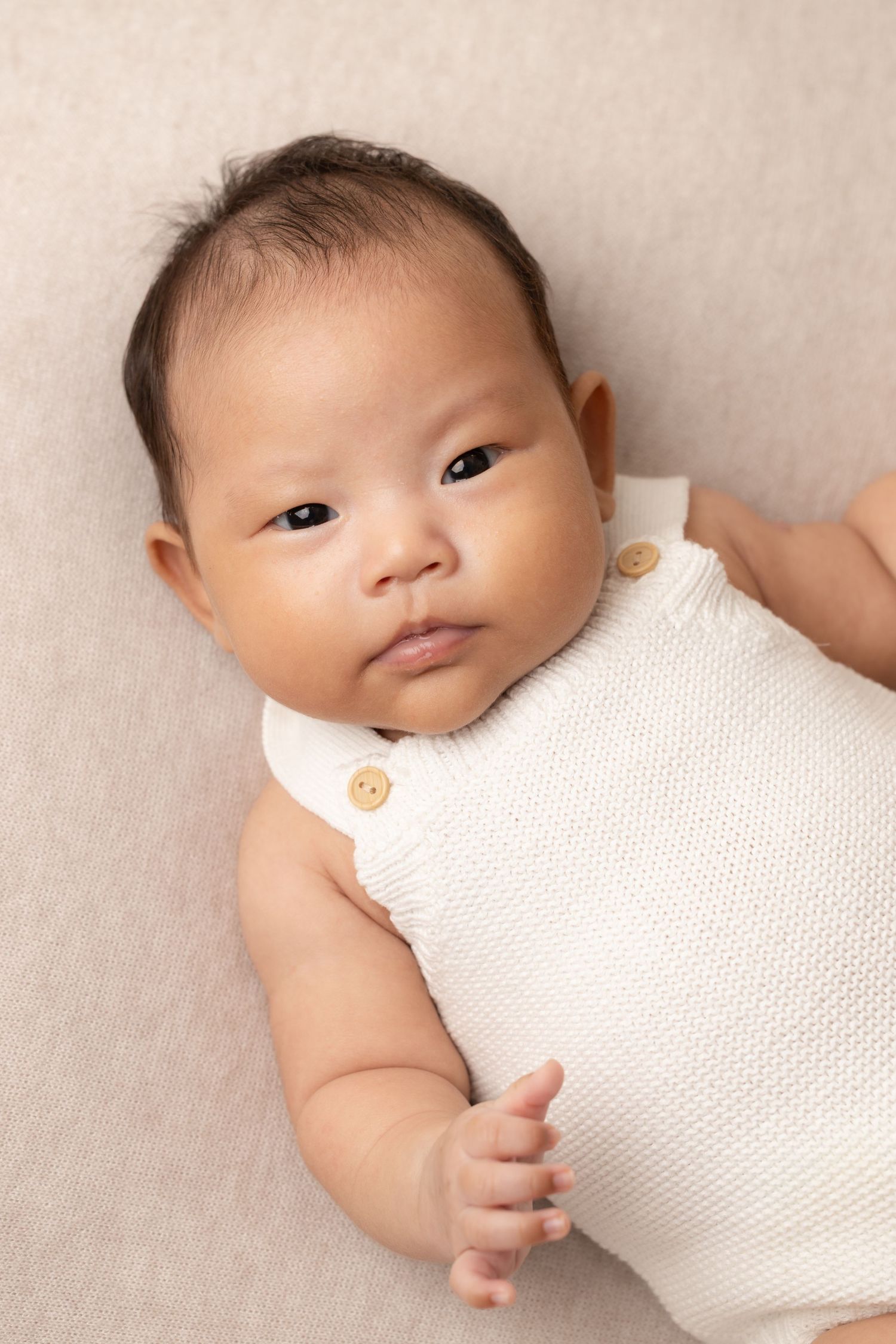 Newborn awake