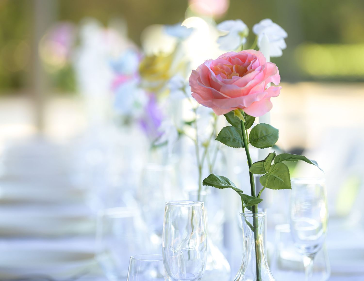 Wedding venue photographed with natural light, showcasing ceremony space and architectural details.