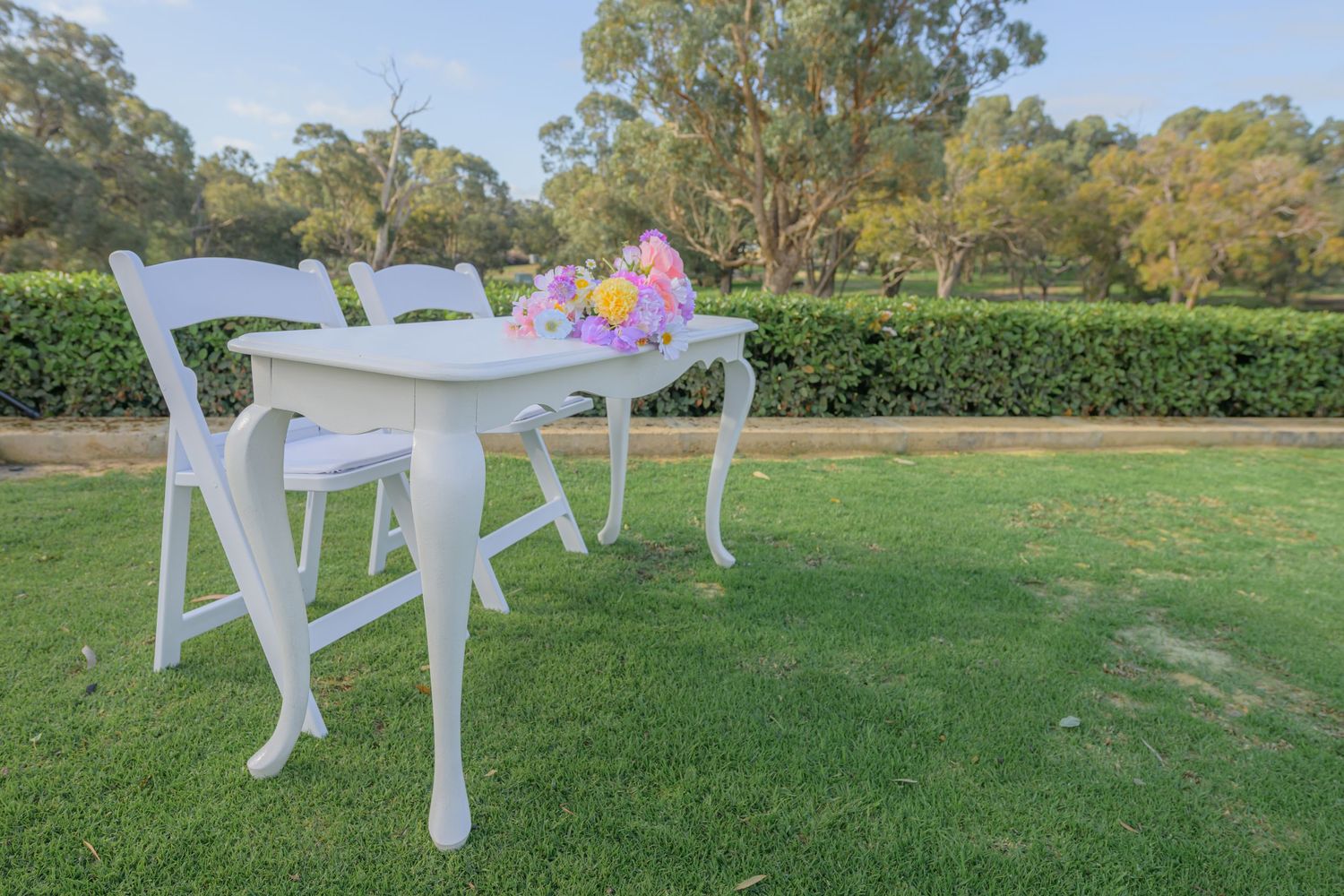 Wedding venue photographed with natural light, showcasing ceremony space and architectural details.