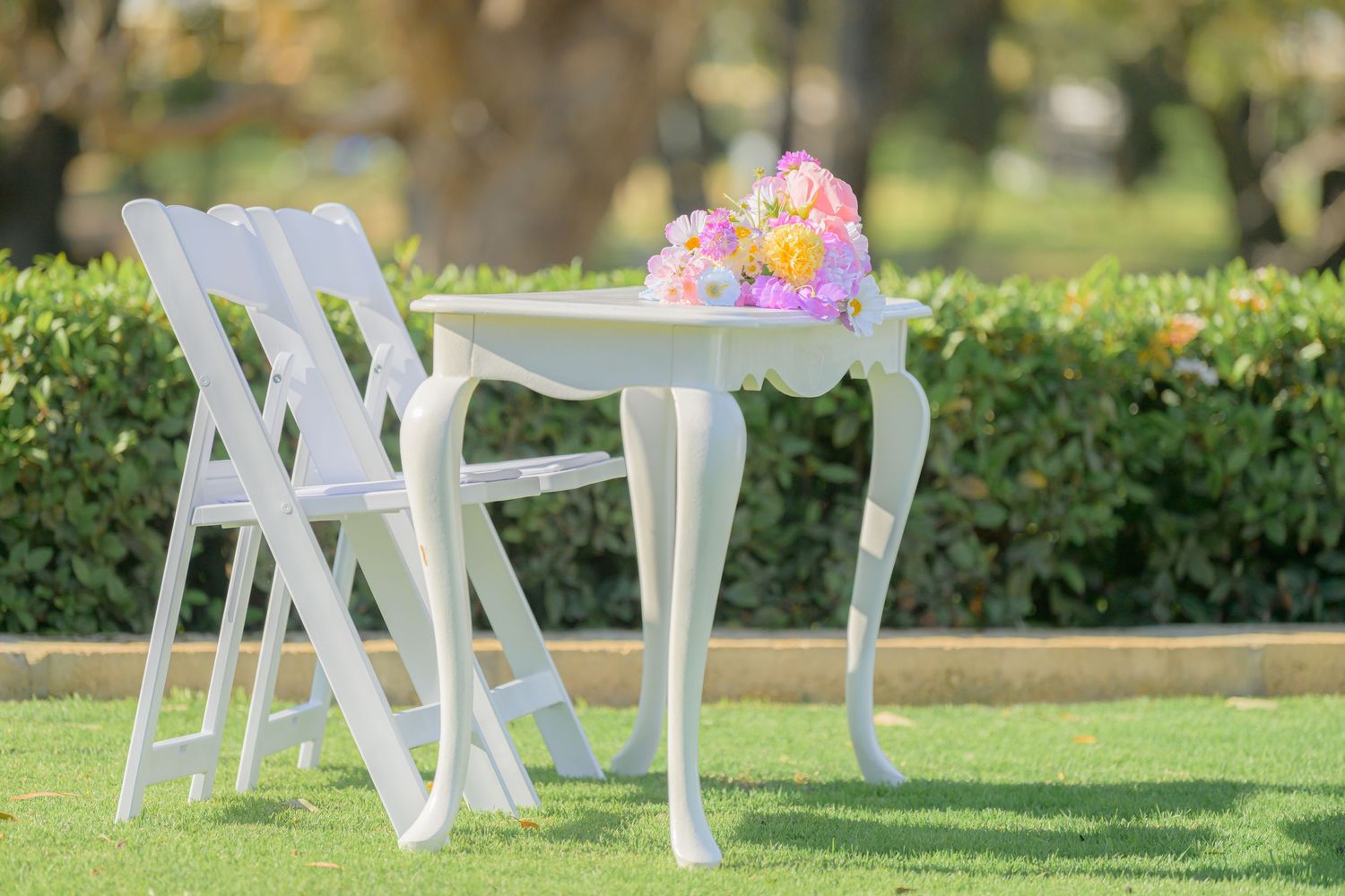 Wedding venue photographed with natural light, showcasing ceremony space and architectural details.