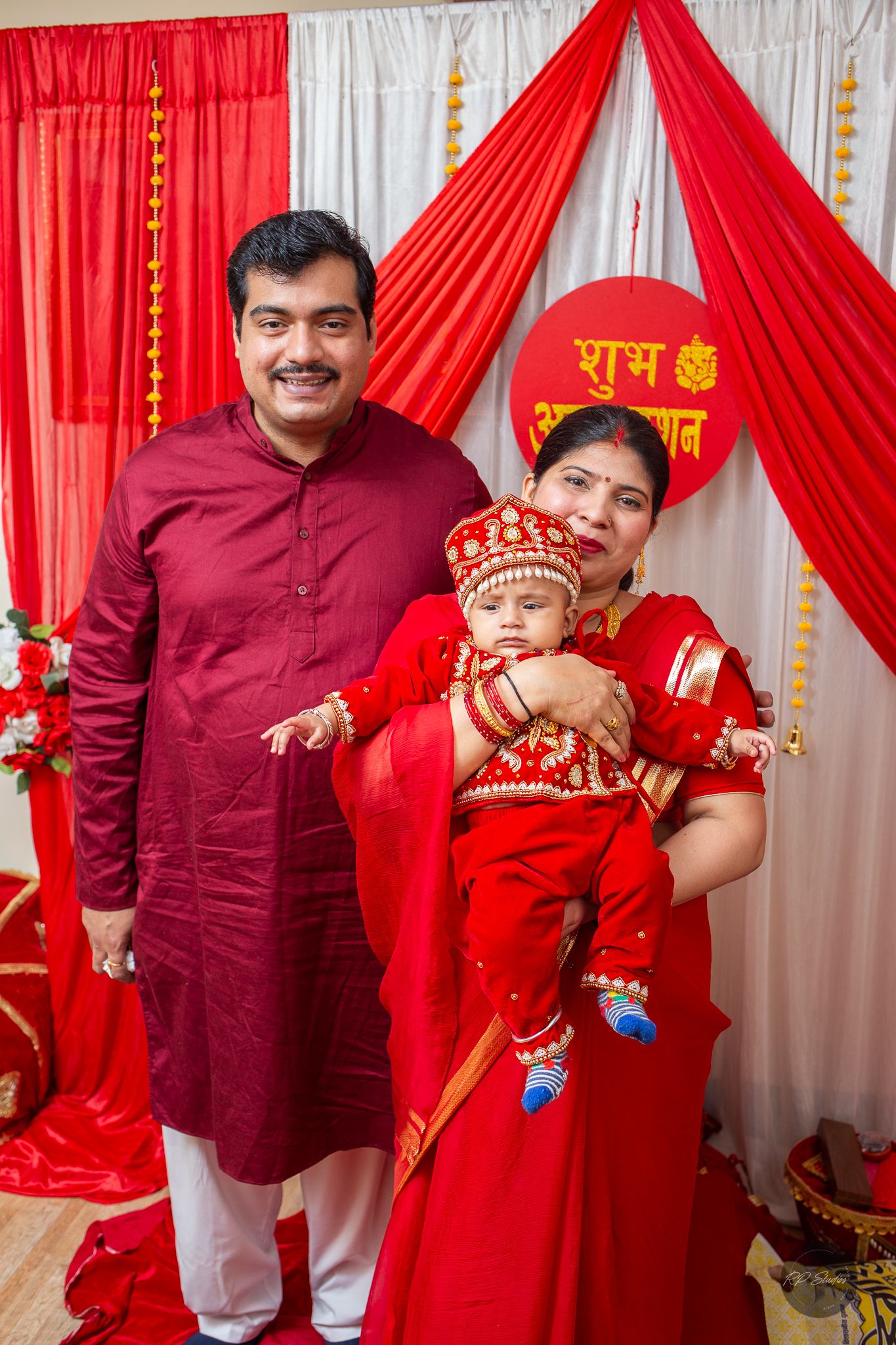 Family event Photography at RPStudios Kathmandu Nepal cultural Photo pasni photoshoot group shot