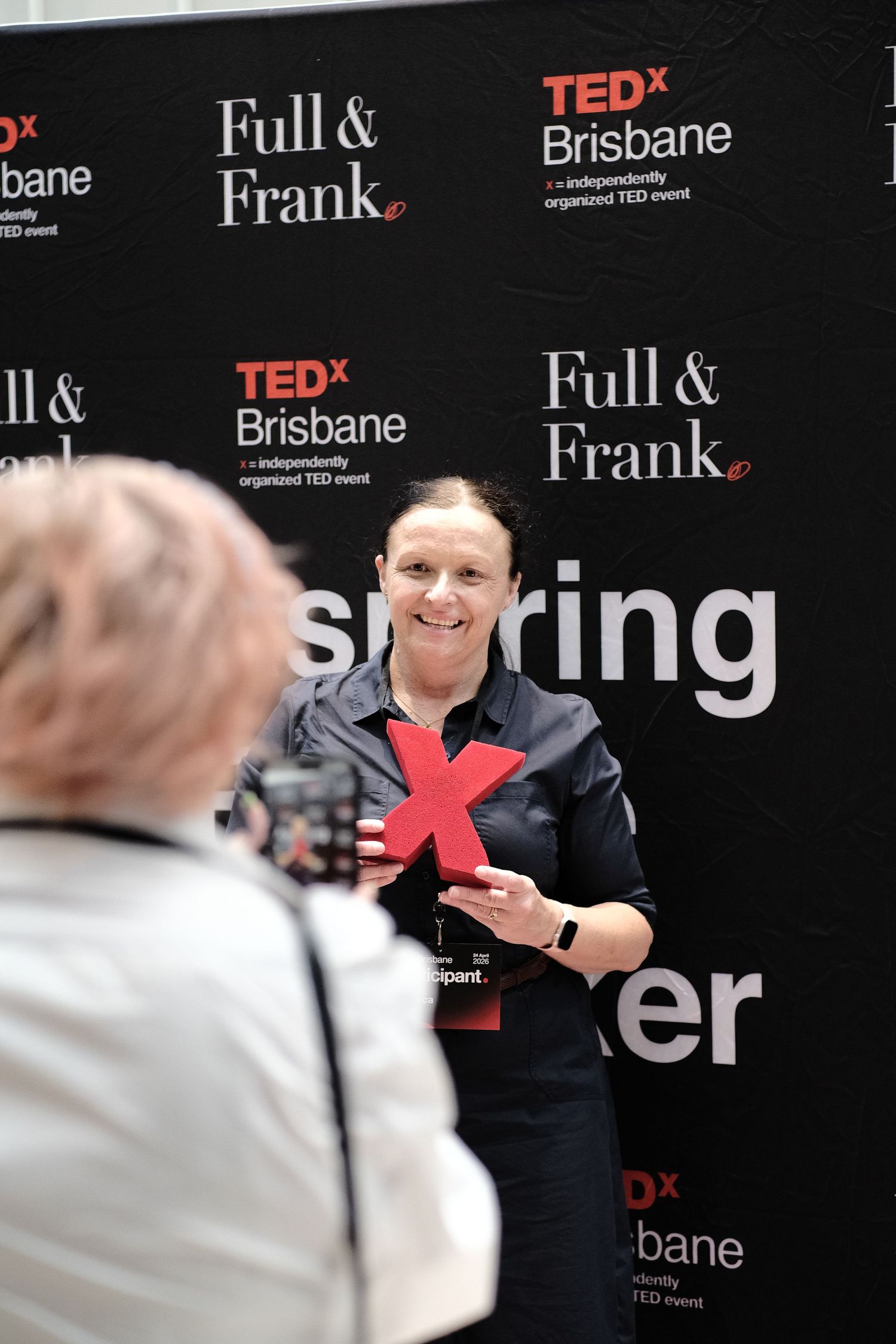 A person speaking at a 
