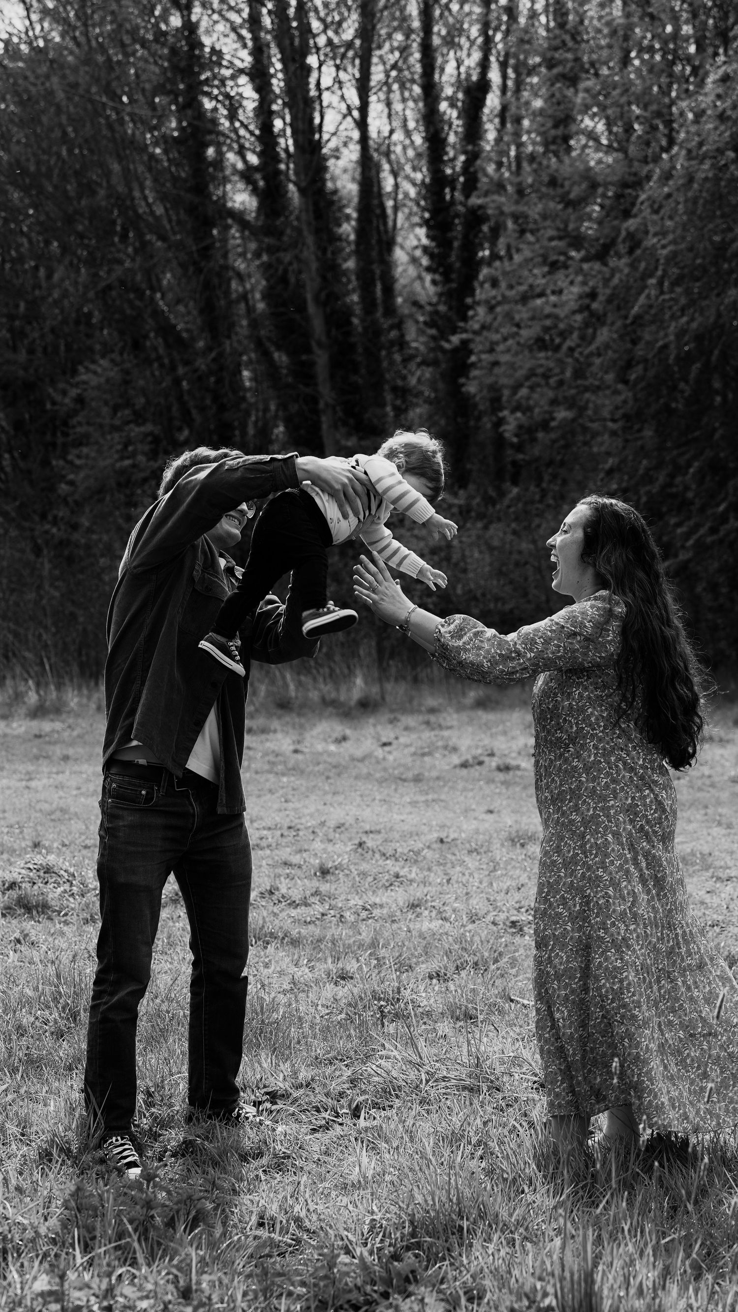 Family photoshoot in natural light, Suffolk.