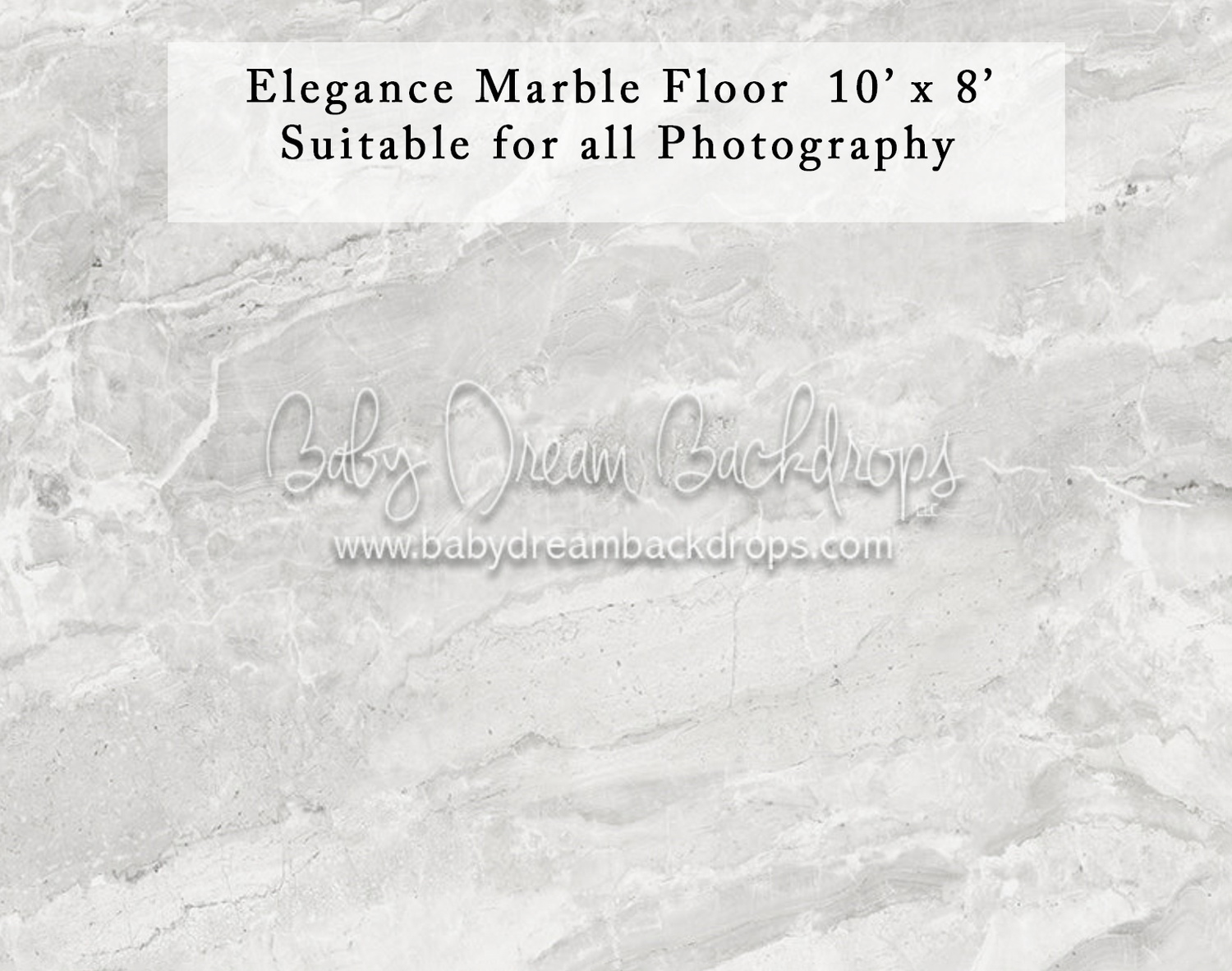 Gray marble floor photography backdrop, 10x8ft elegance marble floor suitable for all photography sessions.