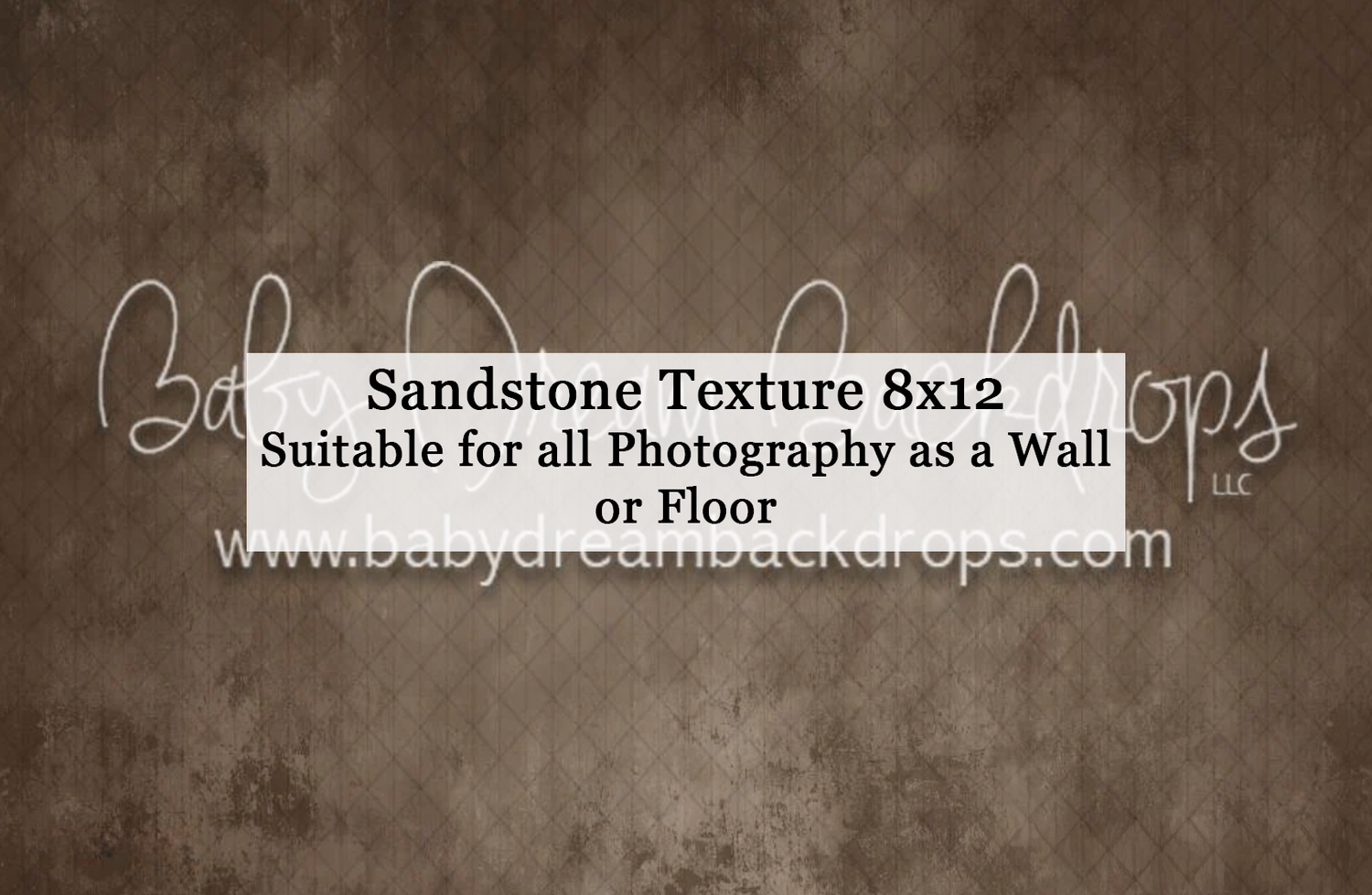 Baby Dream Backdrops Sandstone Texture 8x12 photography backdrop suitable for wall or floor use.
