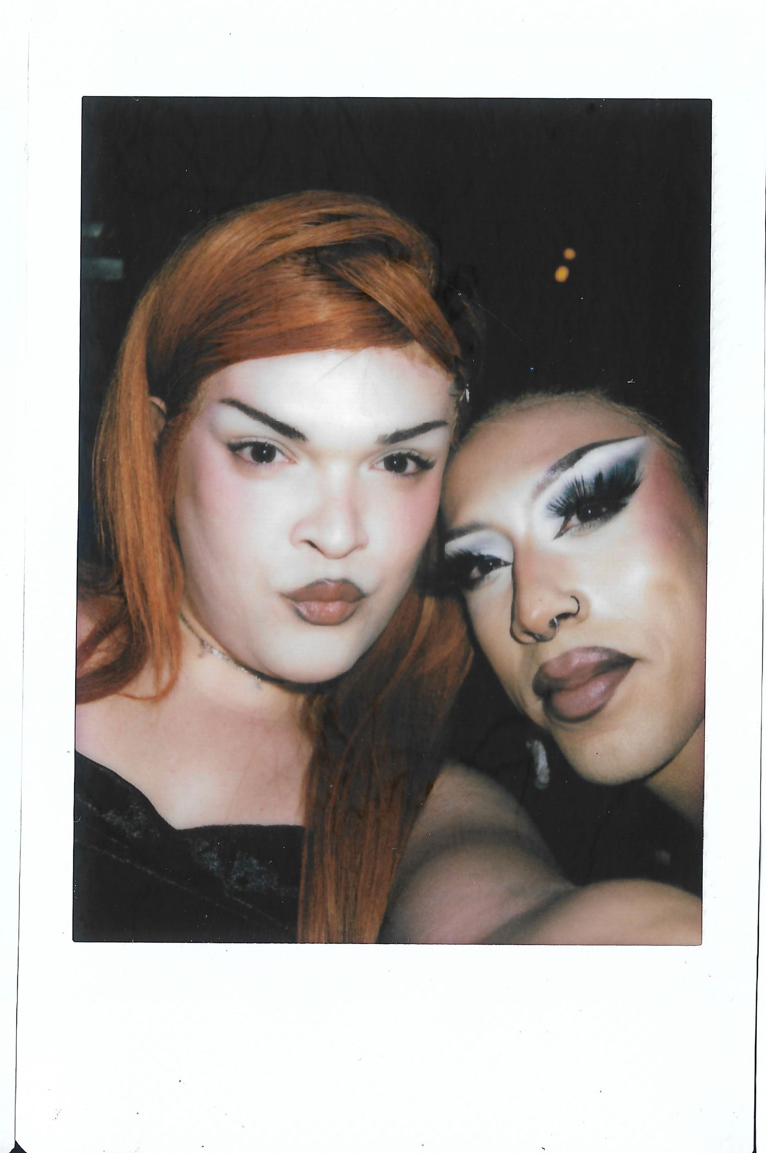 Photo of Calla Faeria and Bohenne Arreaux. Part of Calla's ongoing drag codex project.