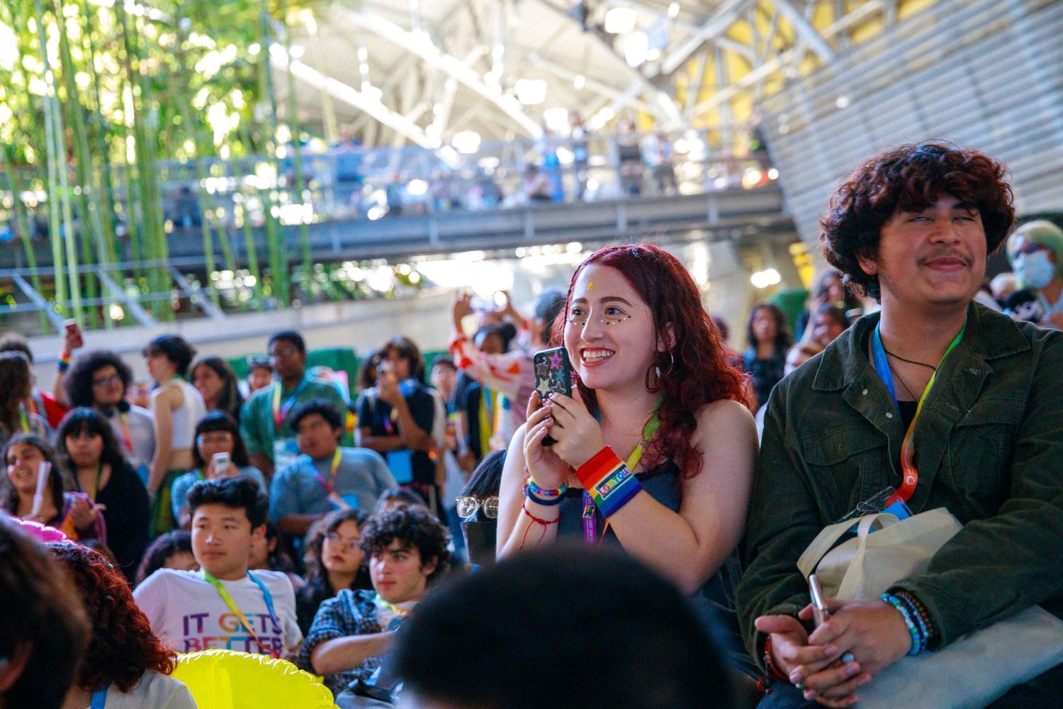 YUQ Studios event photography at a local LA LGBT Center event empowering LGBT youth. YUQ Studios LGBT photography