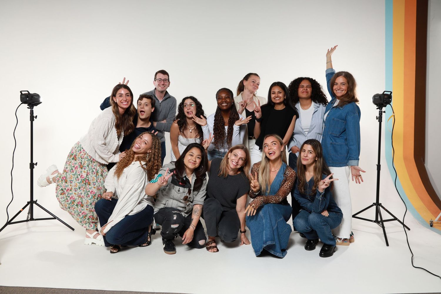 Youtube Marketing Directors — corporate team outing at our DTLA photography studio.