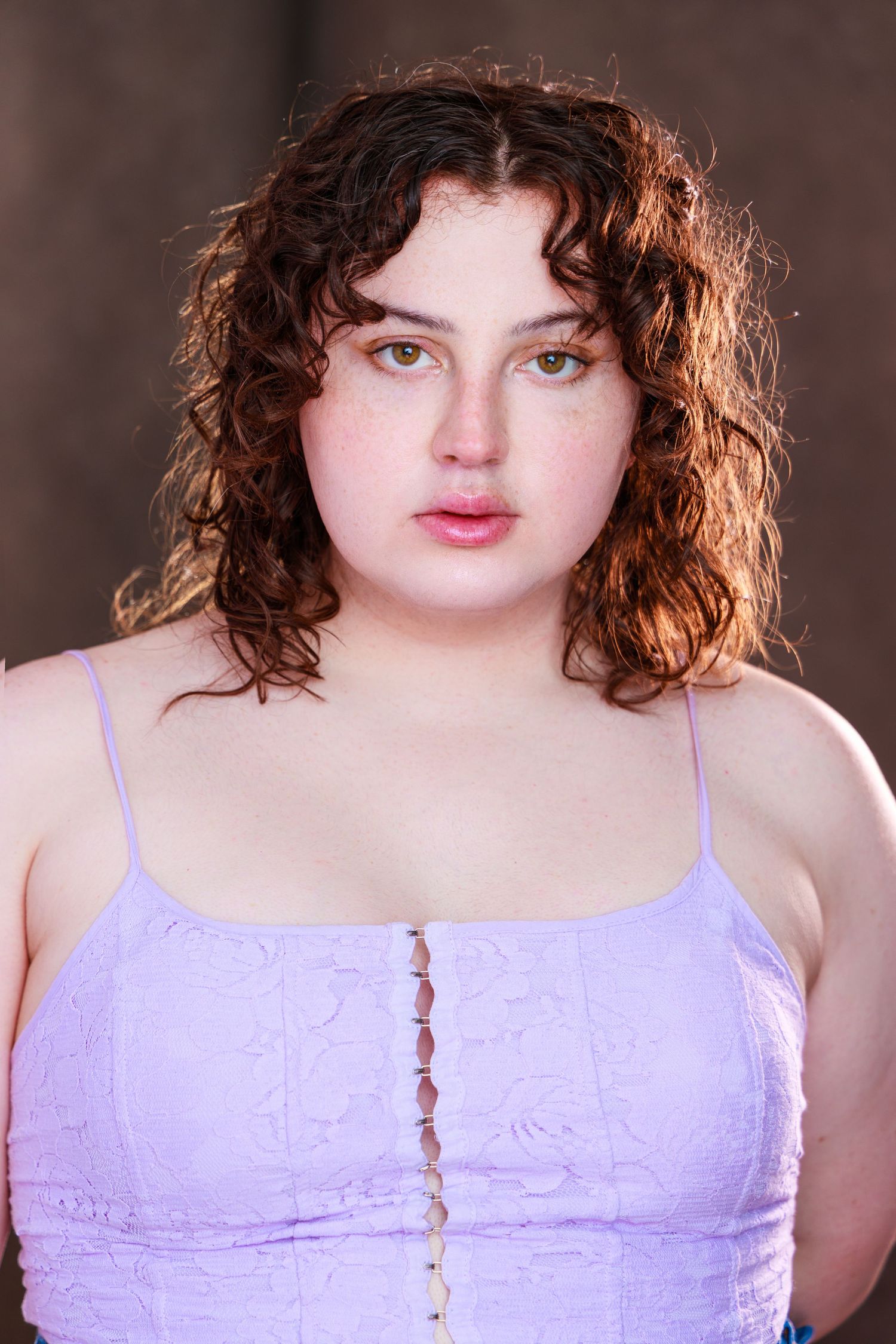 Headshot photograph of Betti (trans actress). Photo was shot by YUQ Studios photographer, Bohenne Arreaux