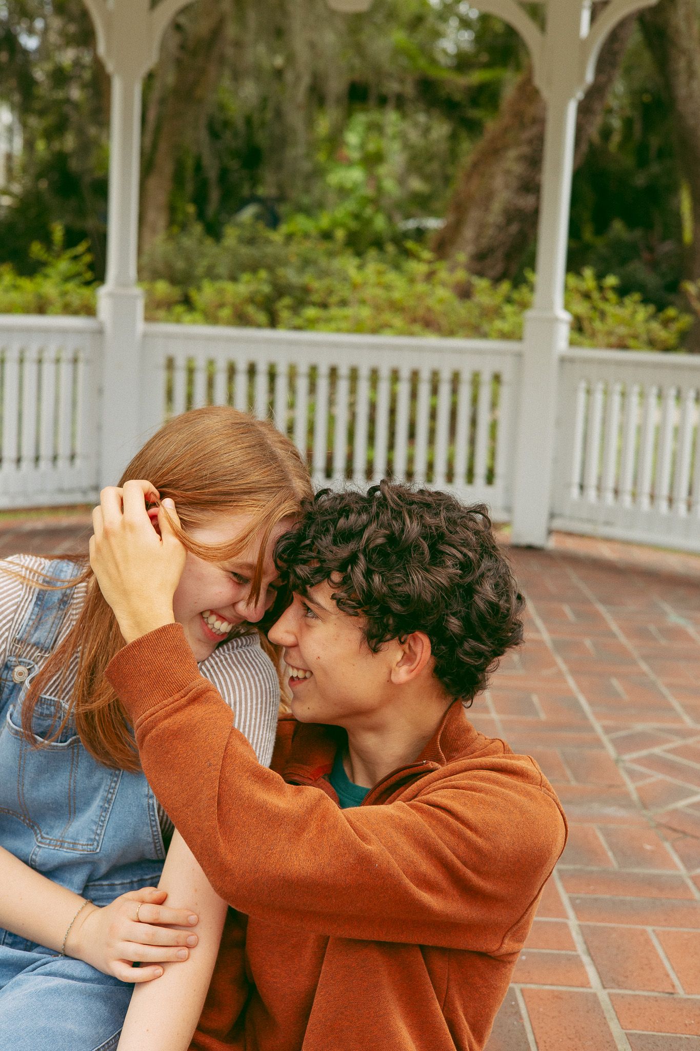 fall cozy couples session park Tampa Florida wedding and engagement photographer