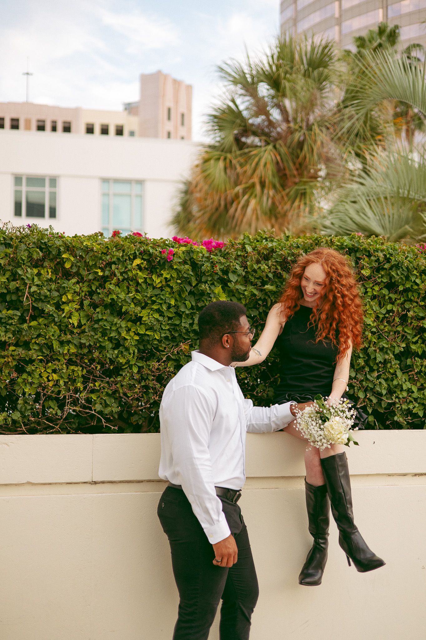 Hillsborough County Clerks office courthouse old money elopement wedding photography Downtown Tampa Florida