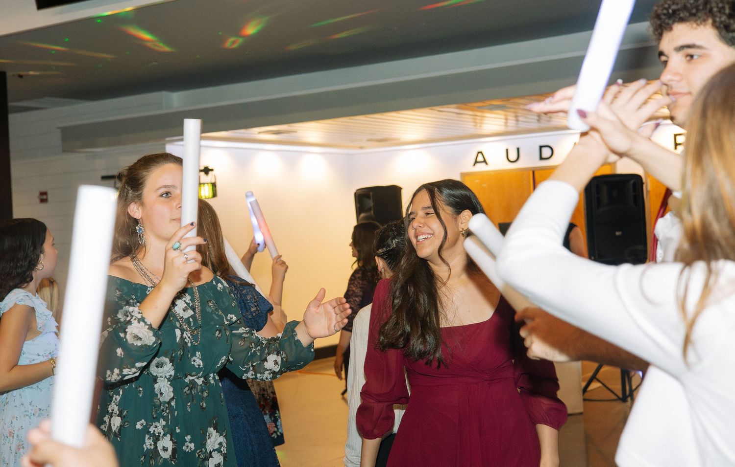Wedding day dancing family friends Tampa Florida wedding photographer