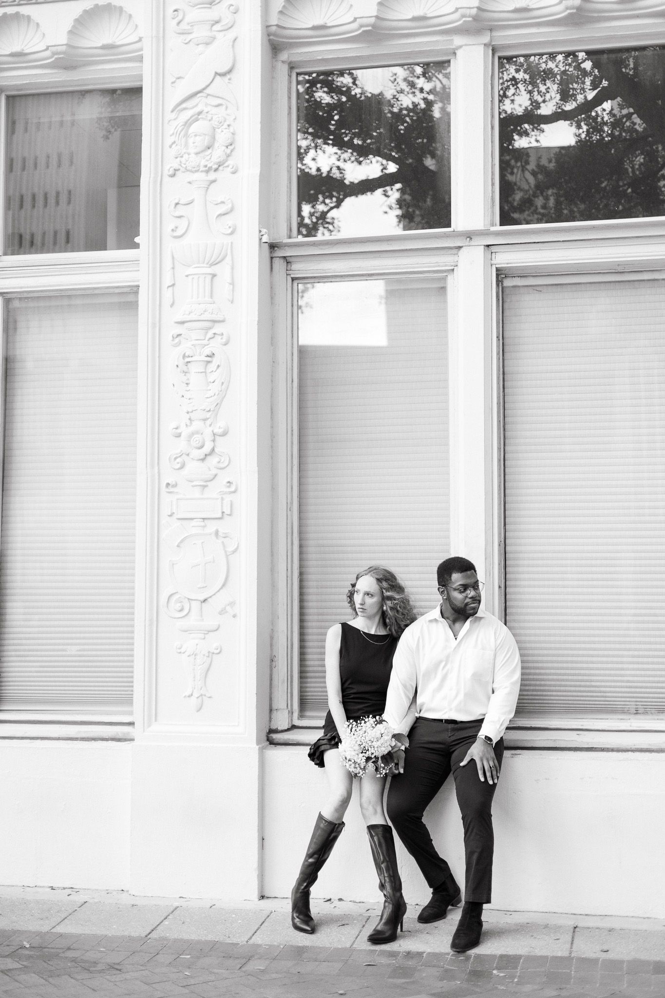 Hillsborough County Clerks office courthouse old money elopement wedding photography Downtown Tampa Florida