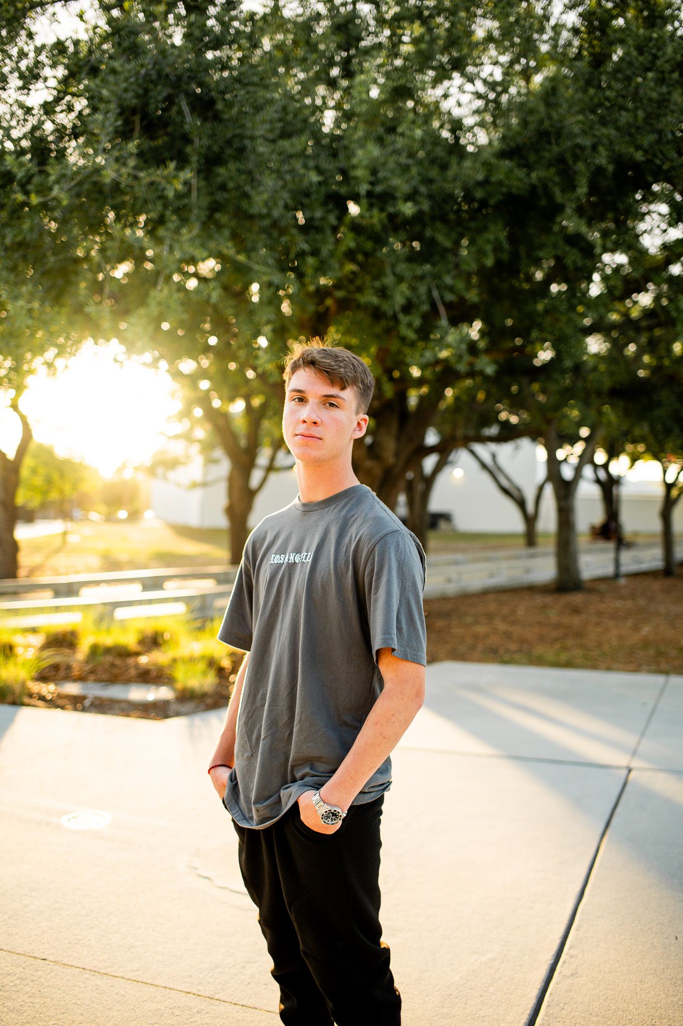 Downtown Tampa Florida senior boy session photographer