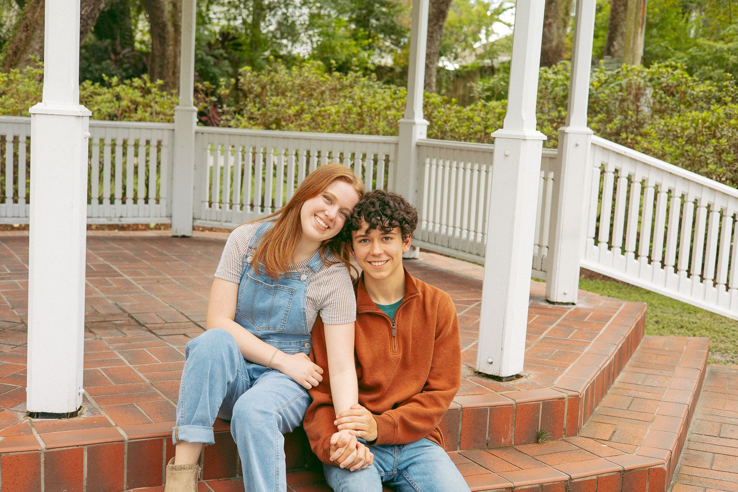 fall cozy couples session park Tampa Florida wedding and engagement photographer