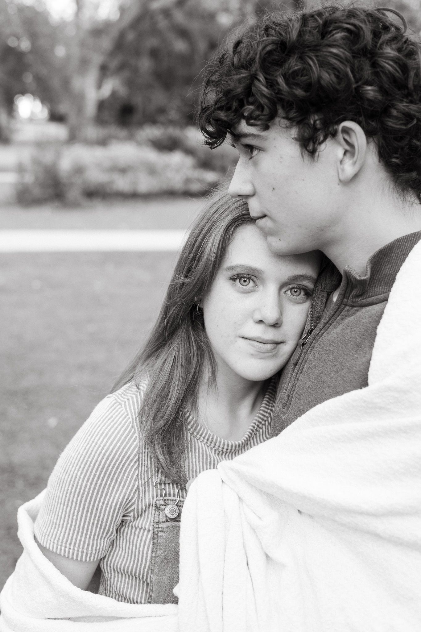fall cozy couples session park Tampa Florida wedding and engagement photographer