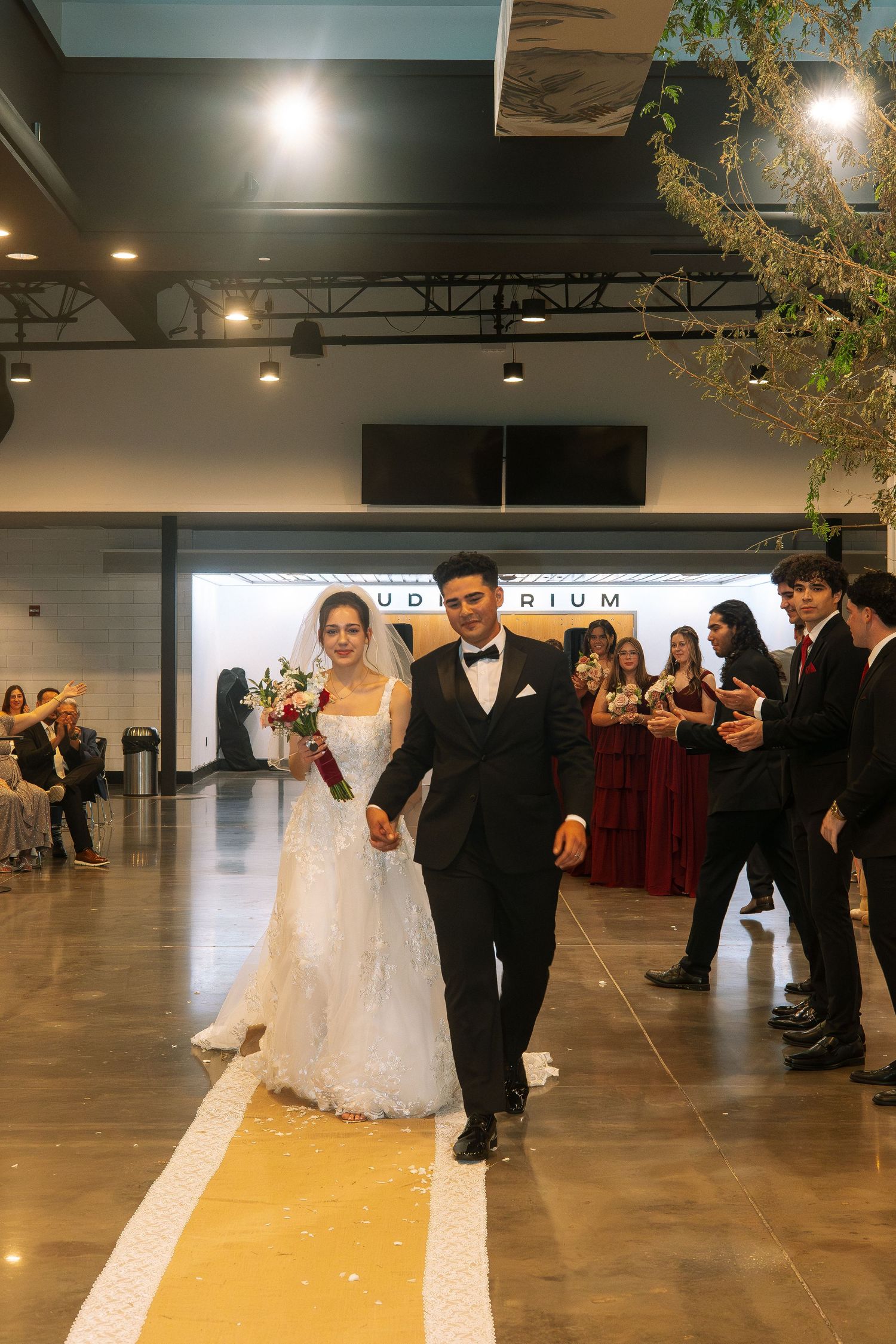 Just got married bride and groom wedding day Tampa Florida wedding photographer