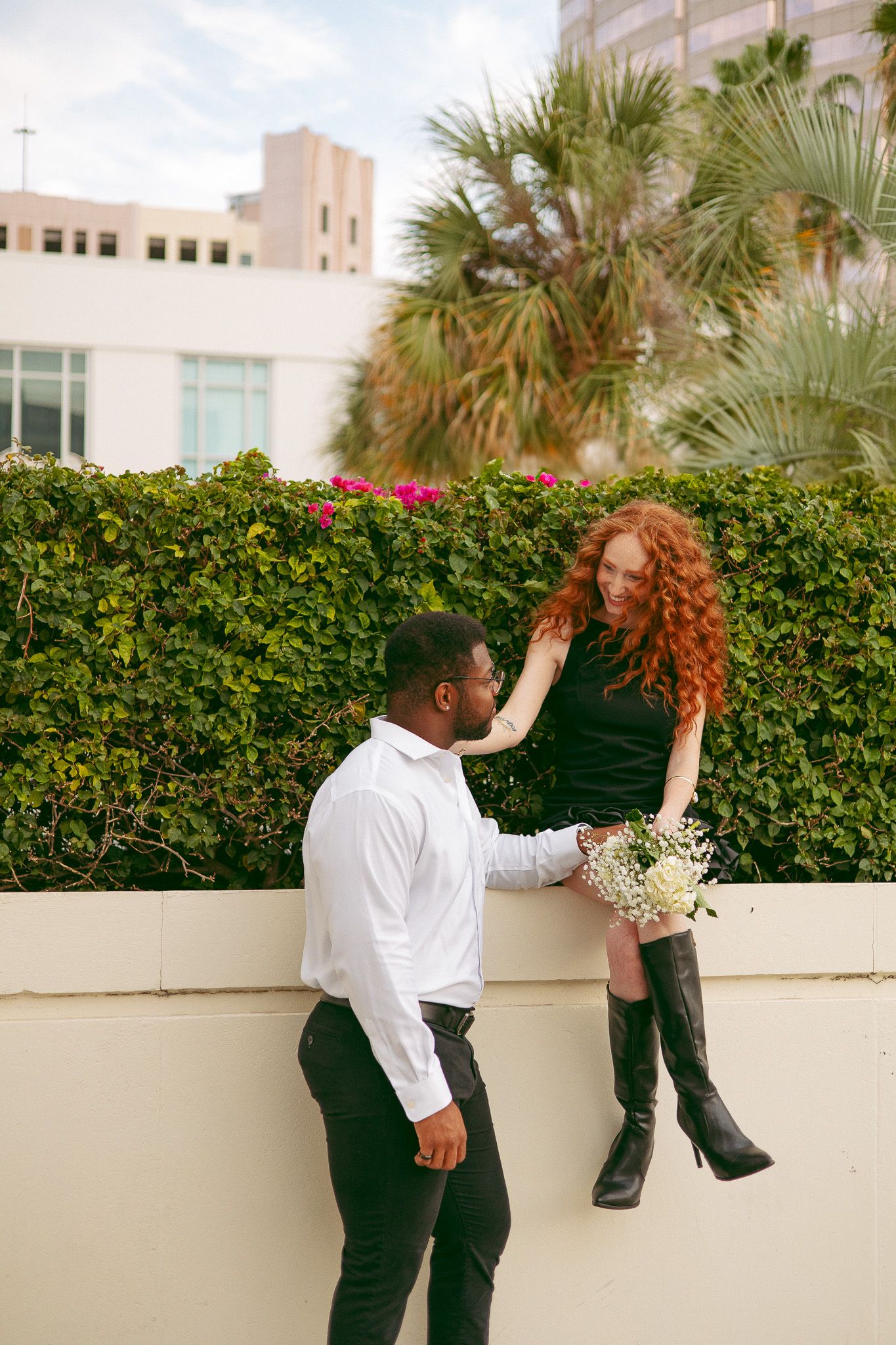 Hillsborough County Clerks office courthouse old money elopement wedding photography Downtown Tampa Florida