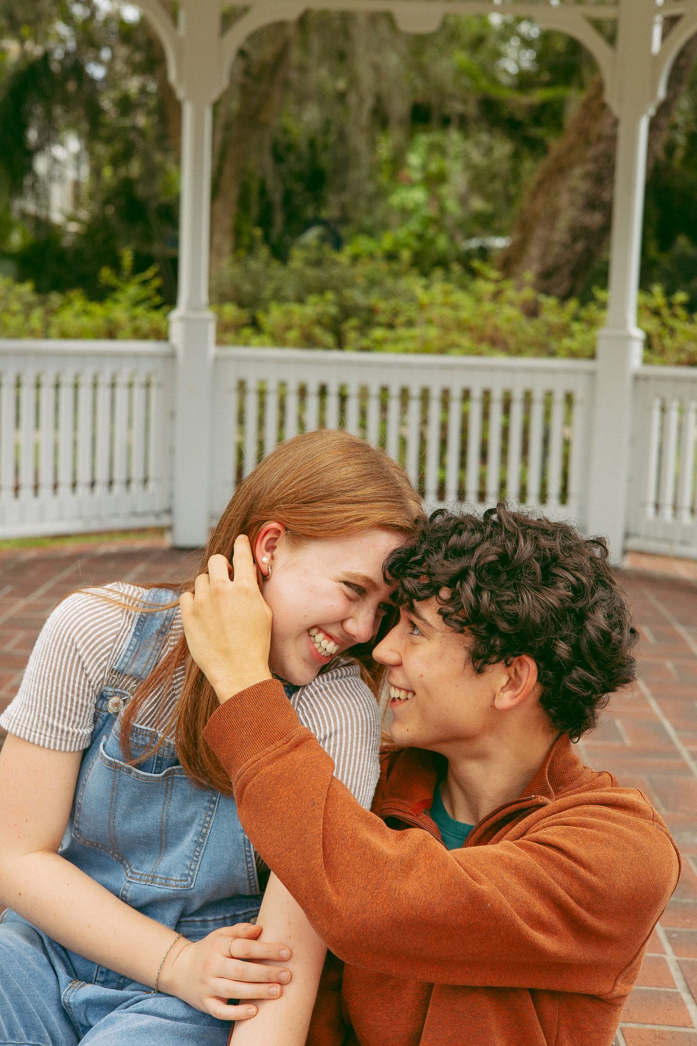 fall cozy couples session park Tampa Florida wedding and engagement photographer