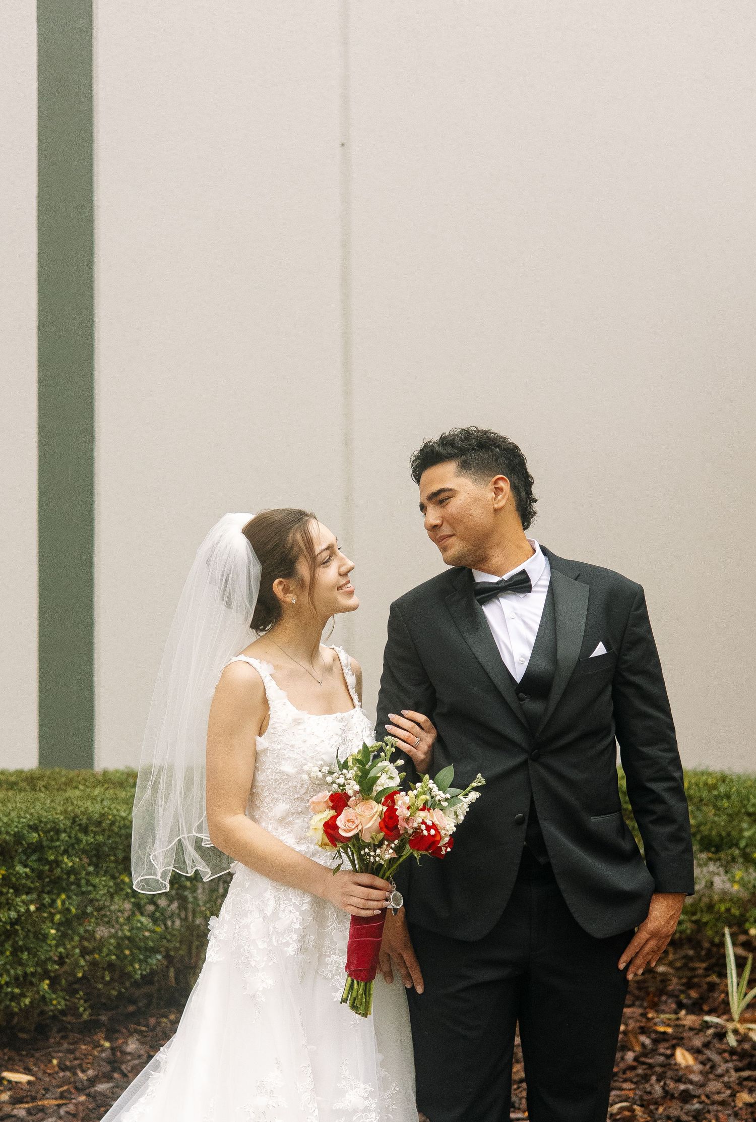 Wedding day bride and groom portraits Tampa Florida wedding photographer