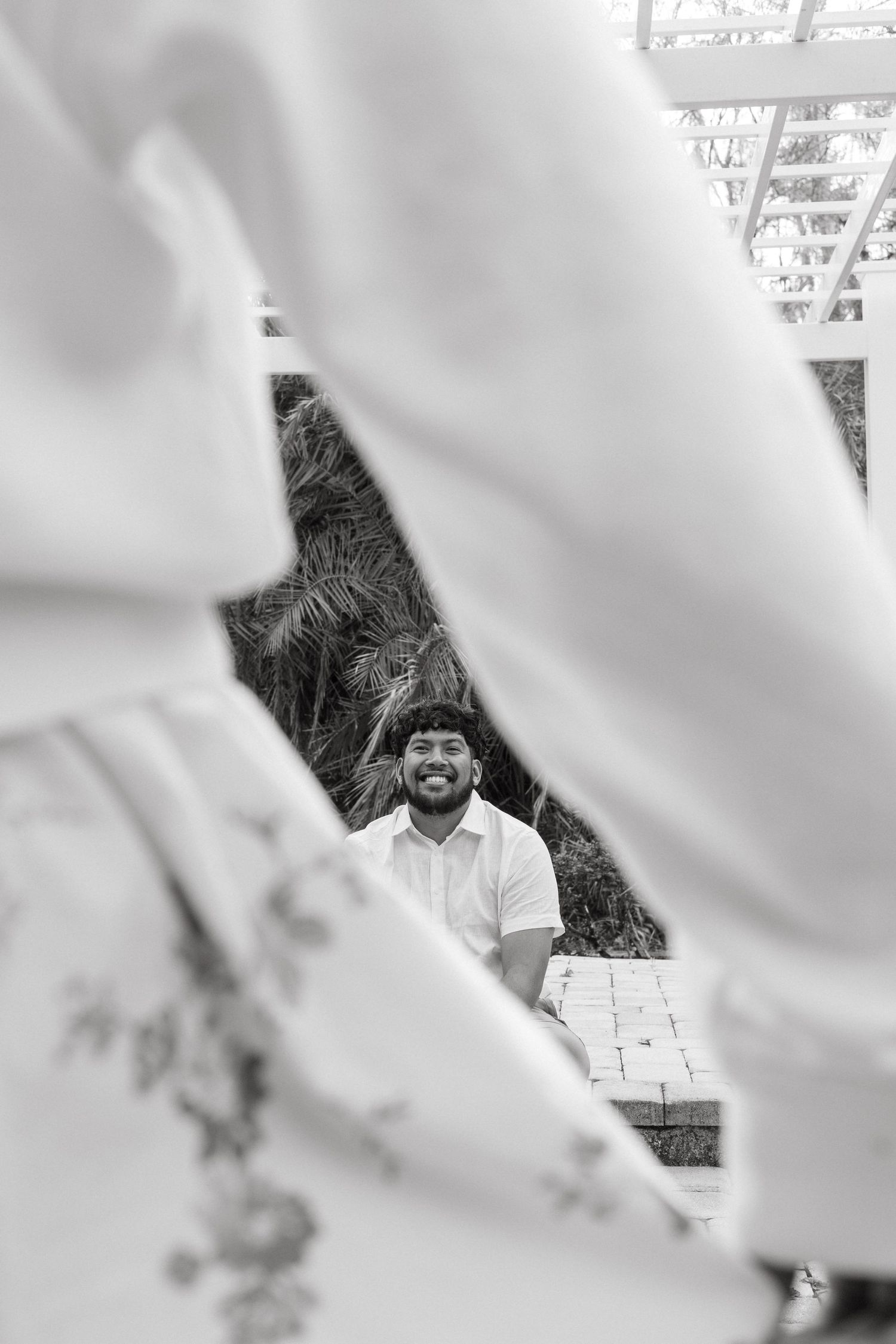 couples session garden tampa florida wedding photographer