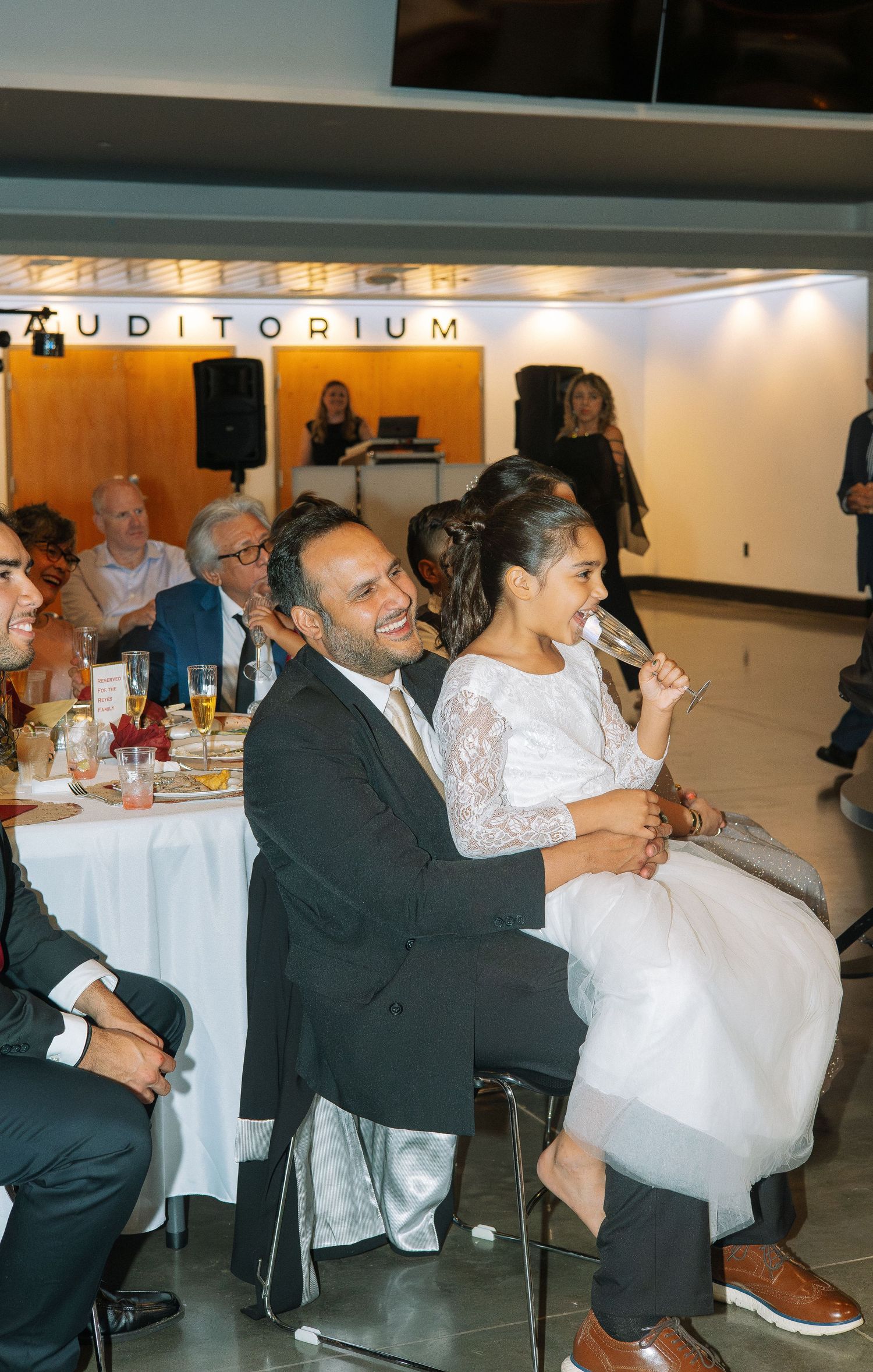 Wedding day reception family friends Tampa Florida wedding photographer