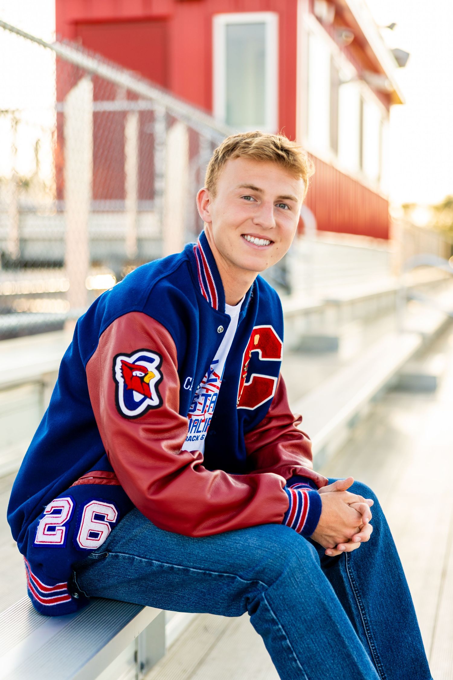 Kansas High School Football Session at Cheney High School football field. Cheney Kansas Photographer