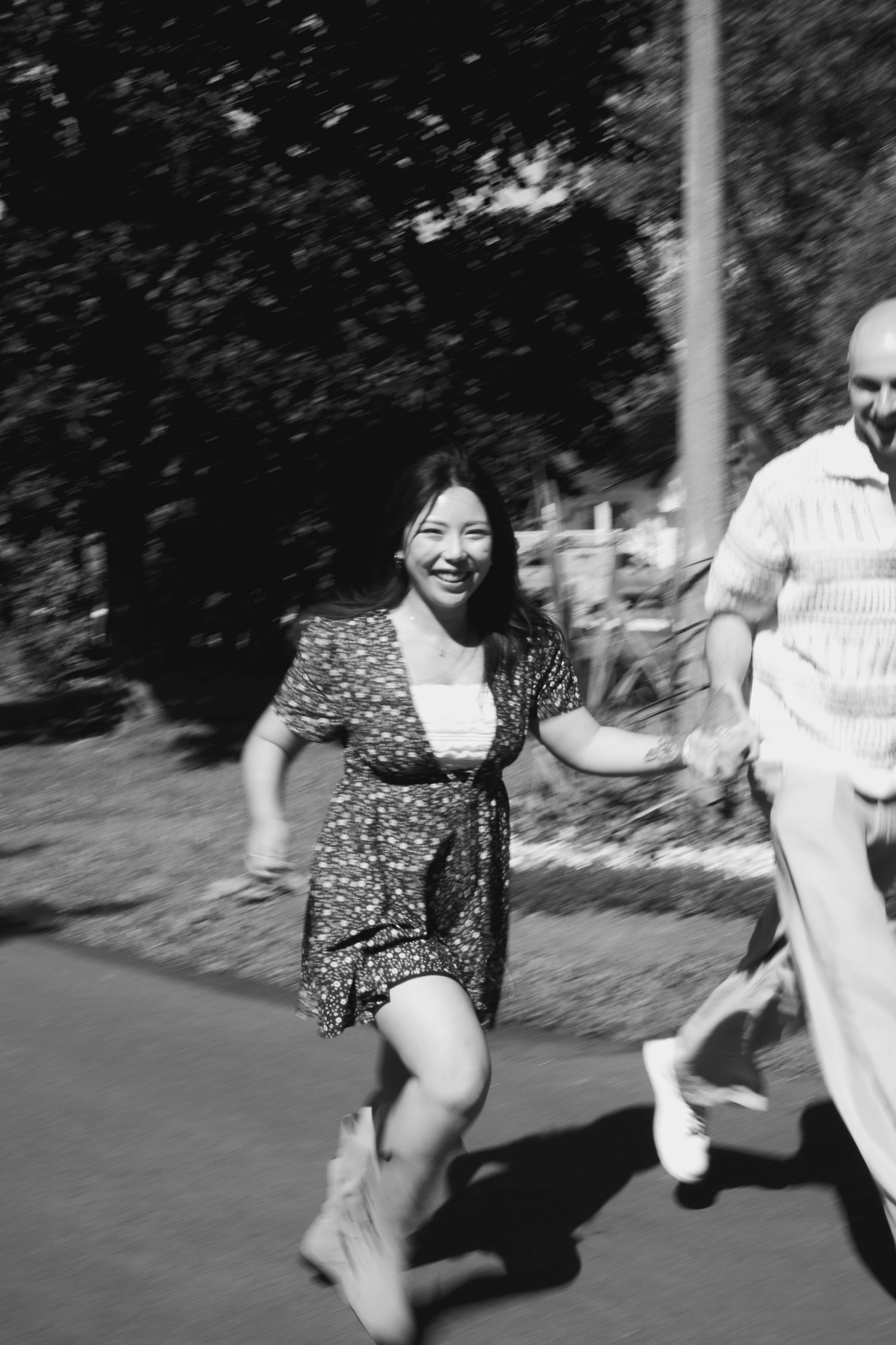 Documentary-style couples photography with genuine interaction. Couple and engagement photo in Sault Ste. Marie.