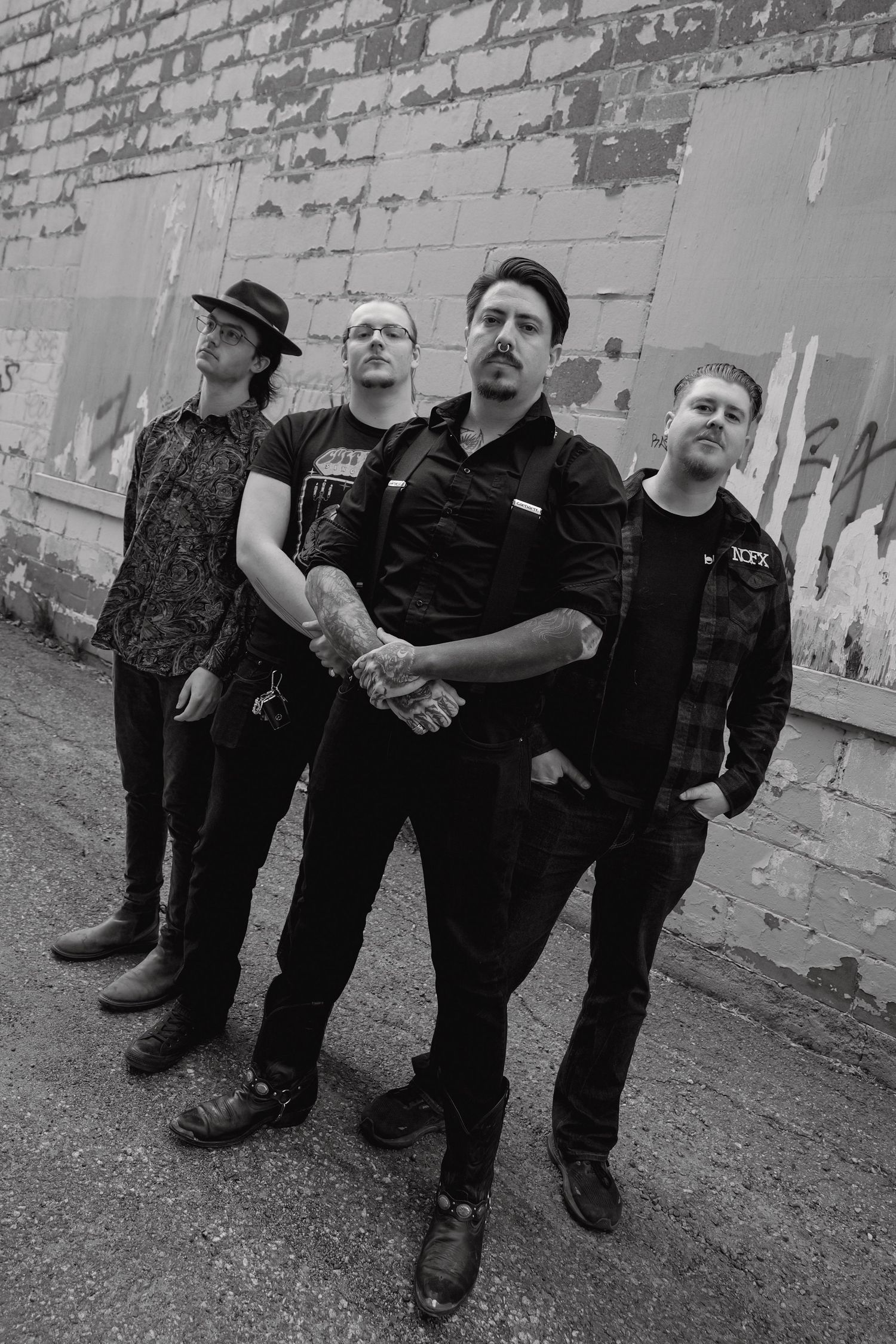 Concept-driven portrait photography with artistic direction for bands in Sault Ste. Marie.
