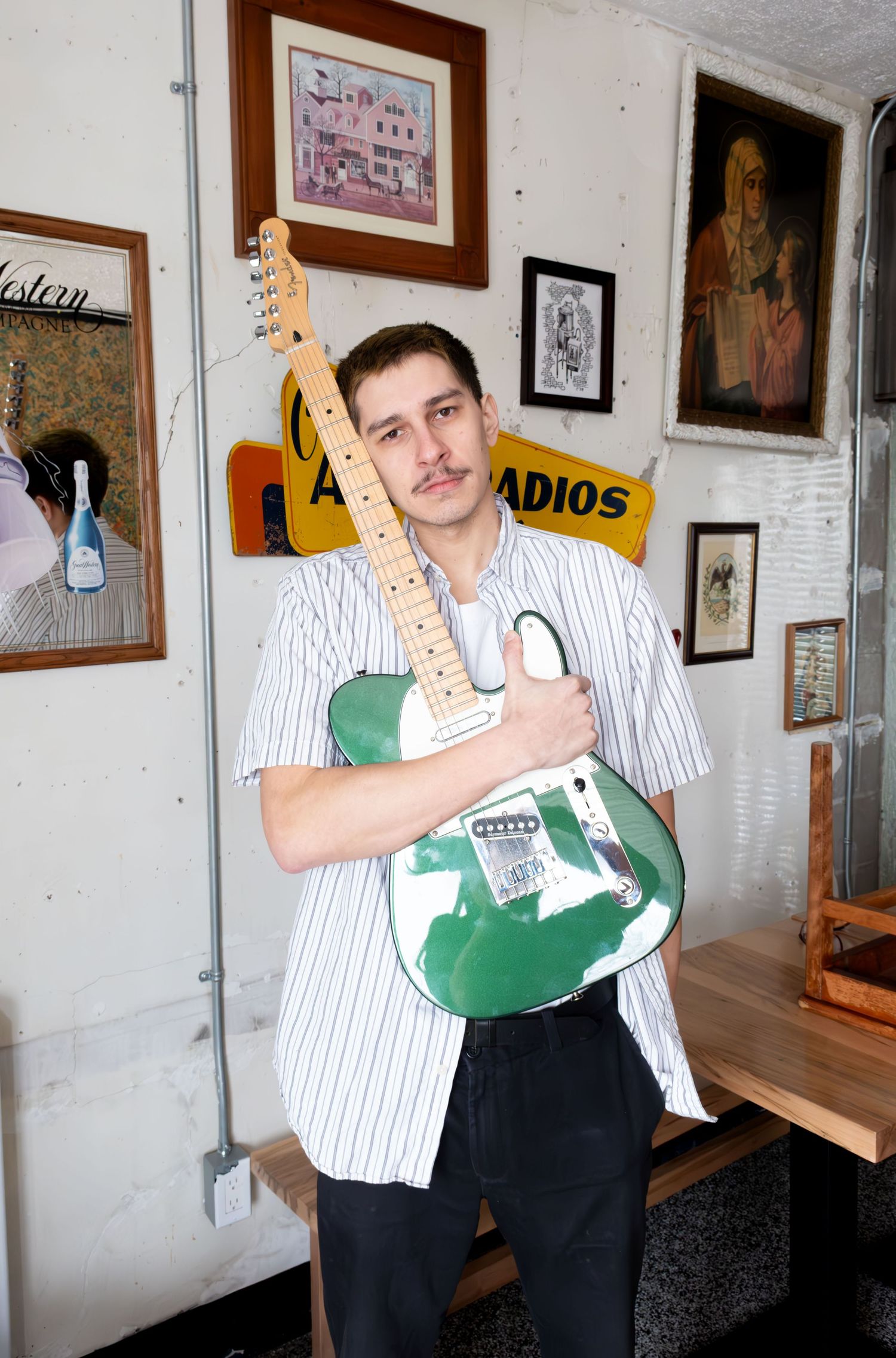 Studio or on-location creative portrait session. Band photography.