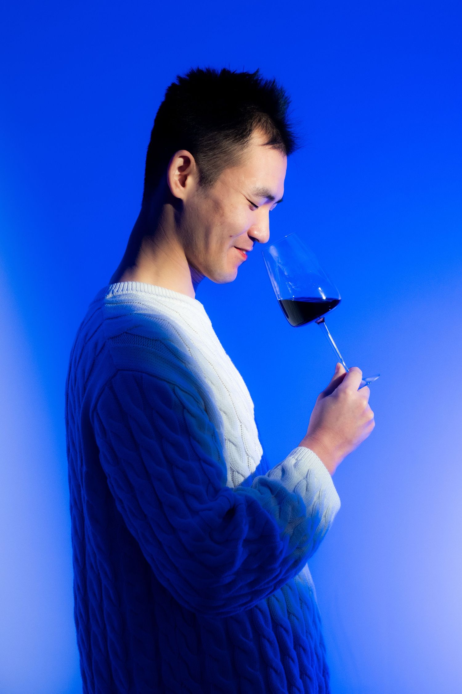 Creative portrait photography with dramatic lighting and concept-driven styling