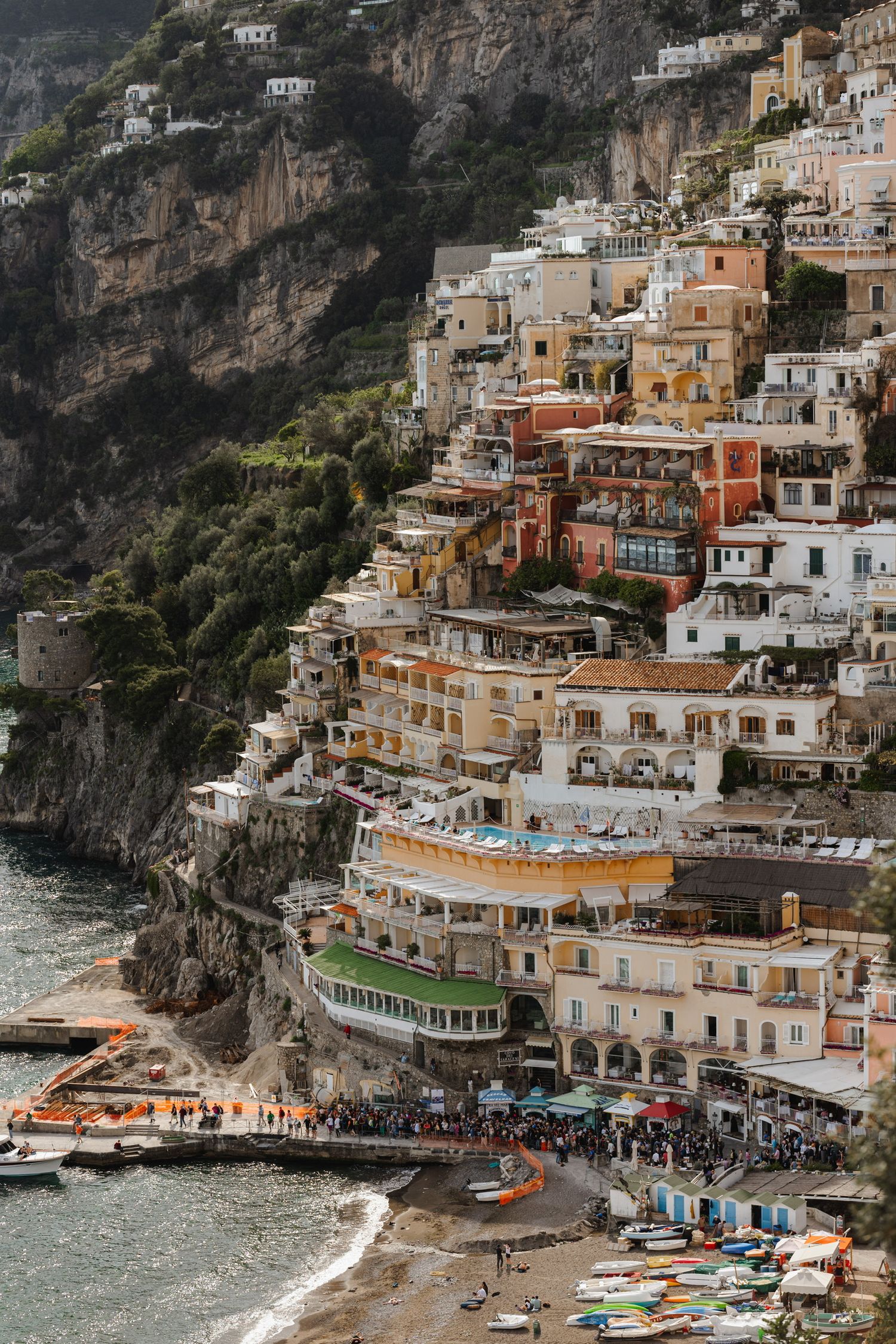 Buildings in Positano