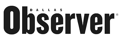 Dallas Observer newspaper logo in bold black text on white background.