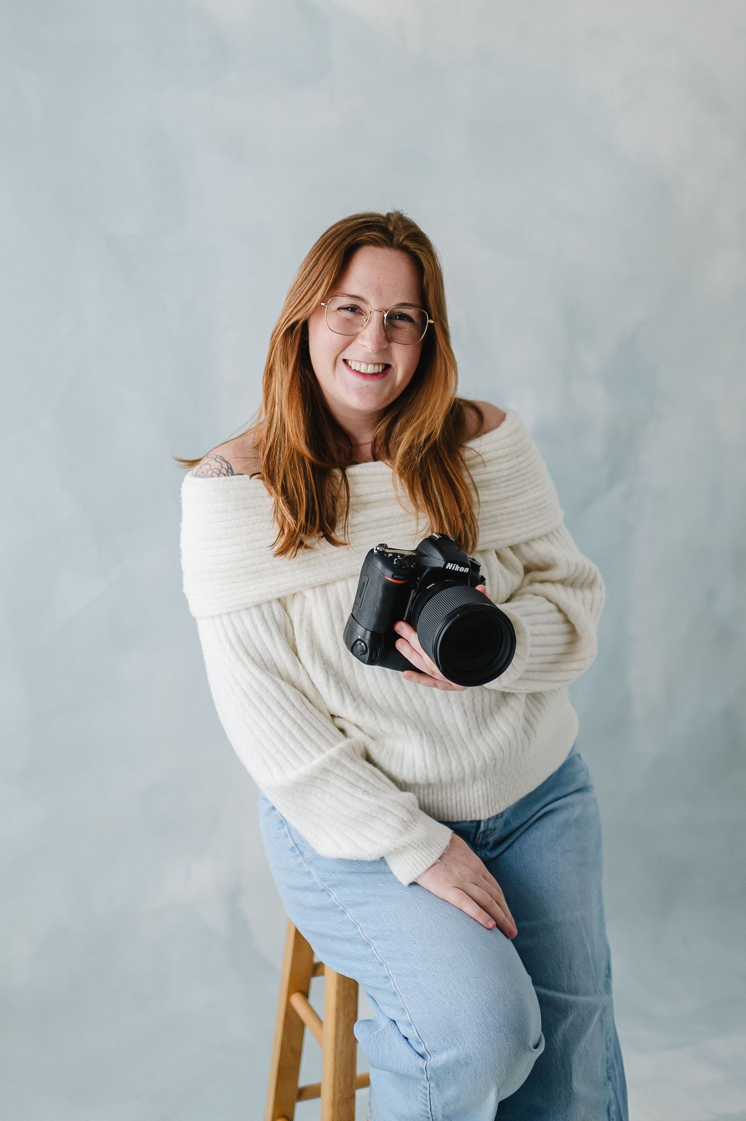 Emily June Photography headshots at the studio in Denver Colorado