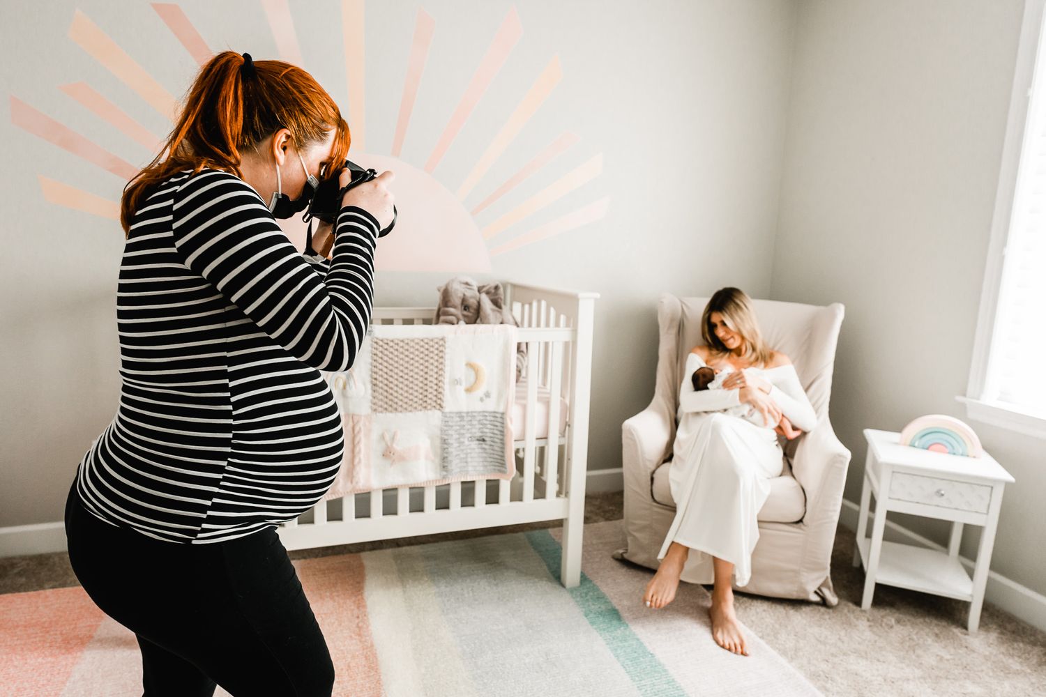 Studio Baby Photographer based in Centennial Colorado. Denver Colorado photographer for maternity, newborn, baby milestones & Family