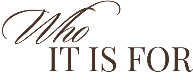 Elegant cursive and serif typography reading 