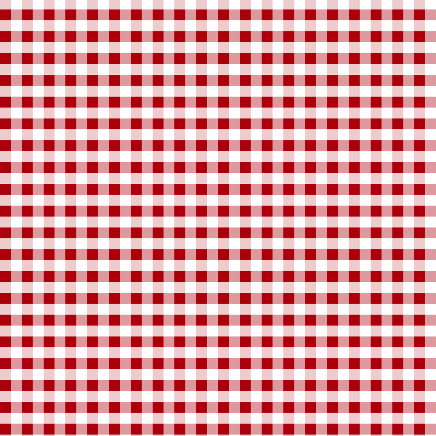 Red and white gingham checkered pattern fabric texture, classic picnic tablecloth design.