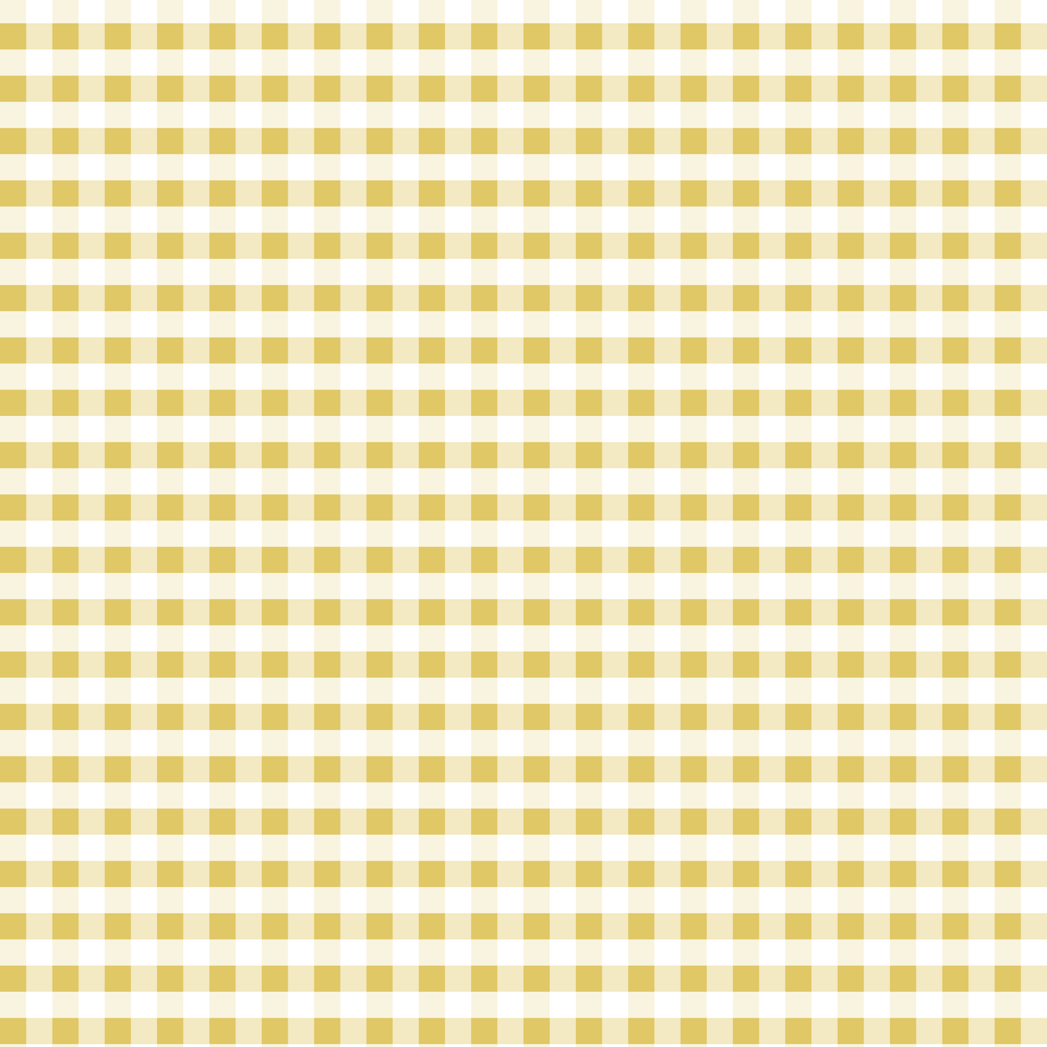 Yellow and white gingham check fabric pattern with small uniform squares in a classic cottage style design.