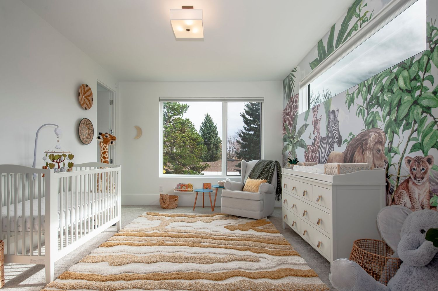 Interior Photo of nursery in denver colorado for interior designers.
