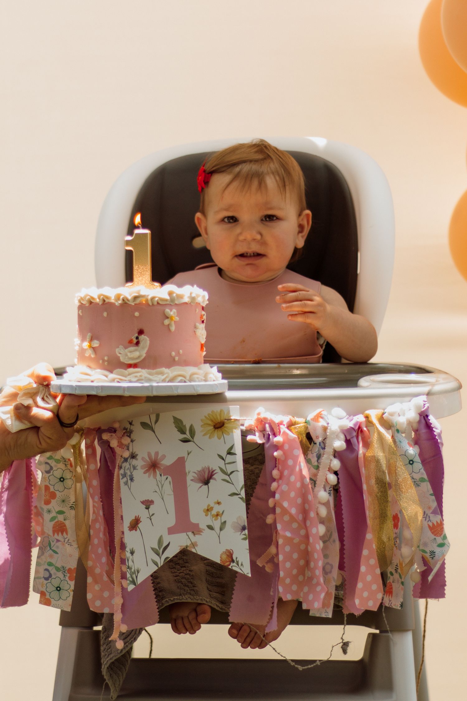 Event photography in northern Virginia. First birthday. Cake smash.