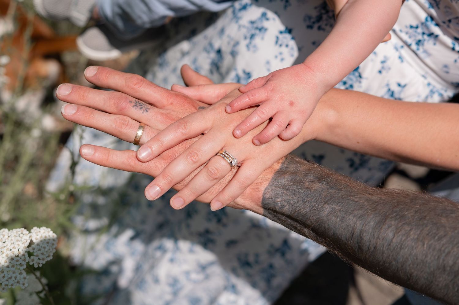 Hands kneading and shaping dark dough on a floured wooden surface in a rustic kitchen setting.