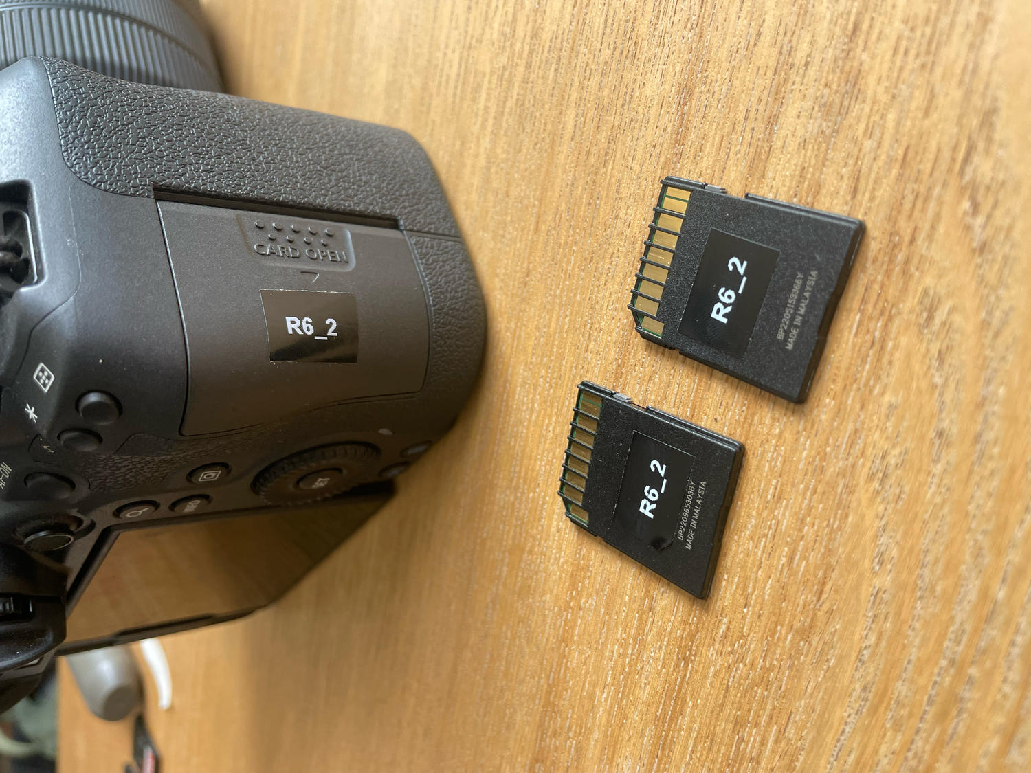 back up, sd card, label, back ups, canon r6