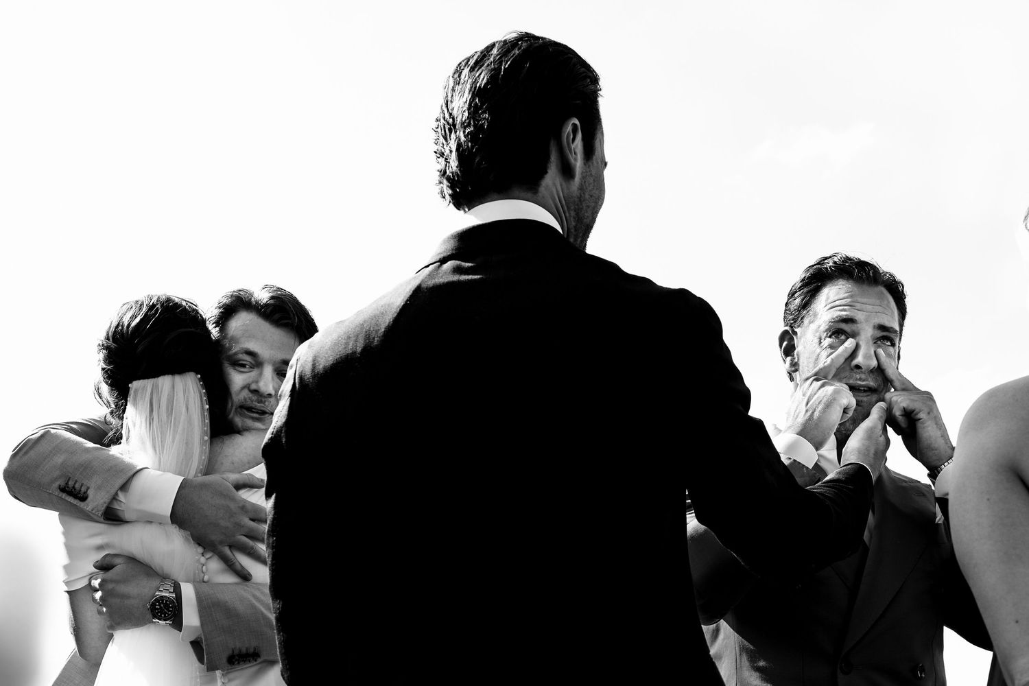 ceremonie foto emotie bij best man