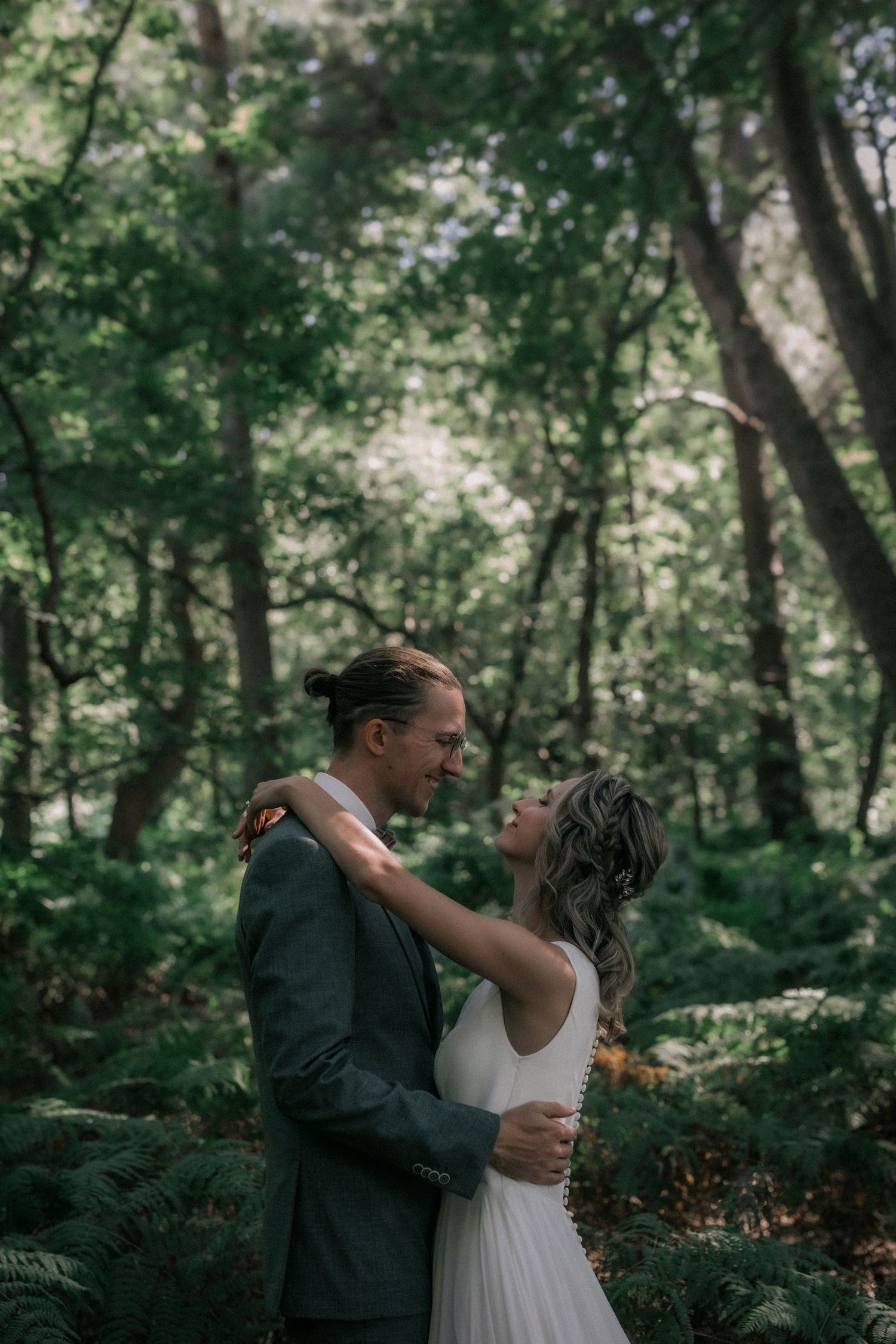 trouwen in het bos
