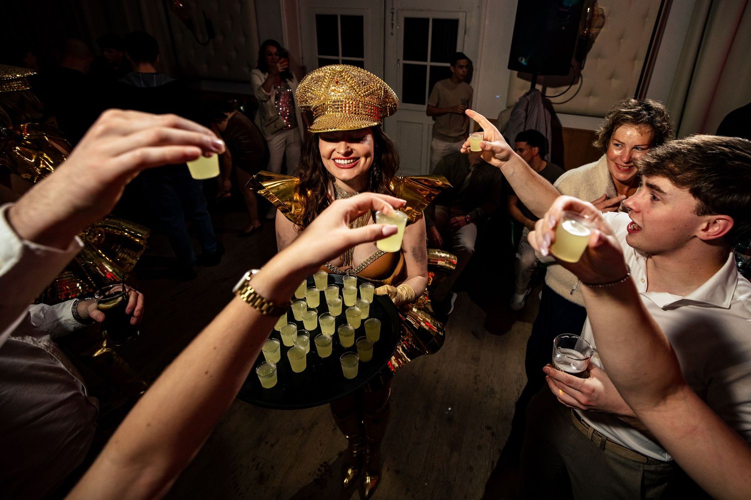 shotjes op een feest