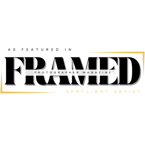 Black and gold minimal photography magazine logo design. Lodi Weddings