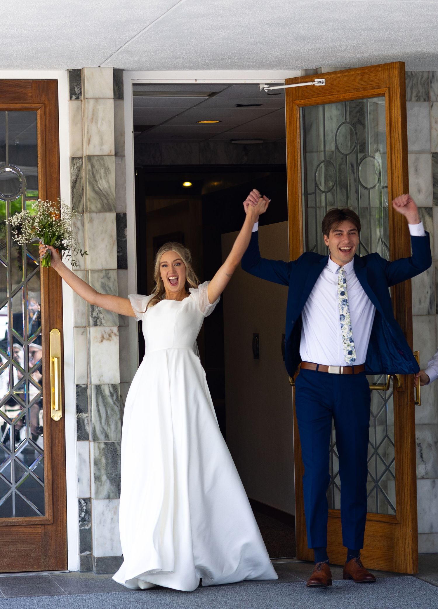 Bright and joyful temple wedding in Sacramento, CA captured by Katie Malinda. A timeless, romantic moment filled with love and natural light