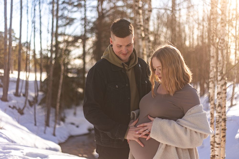 Gravidfotograf naturligt Umeå